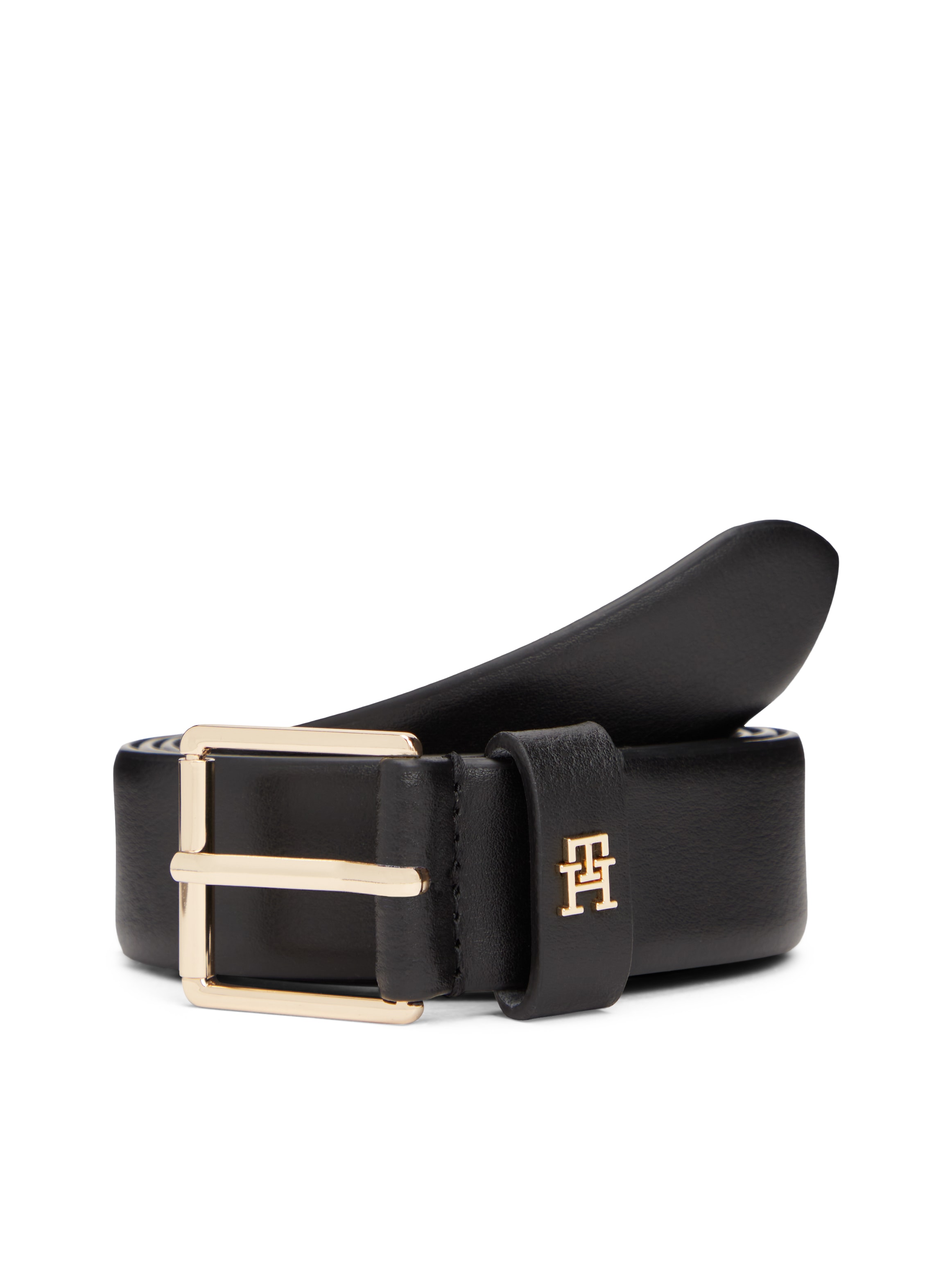 Tommy Hilfiger Ledergürtel »TH SQUARE 3 cm breit« mit quadratischer Schnalle, Breite: 3cm