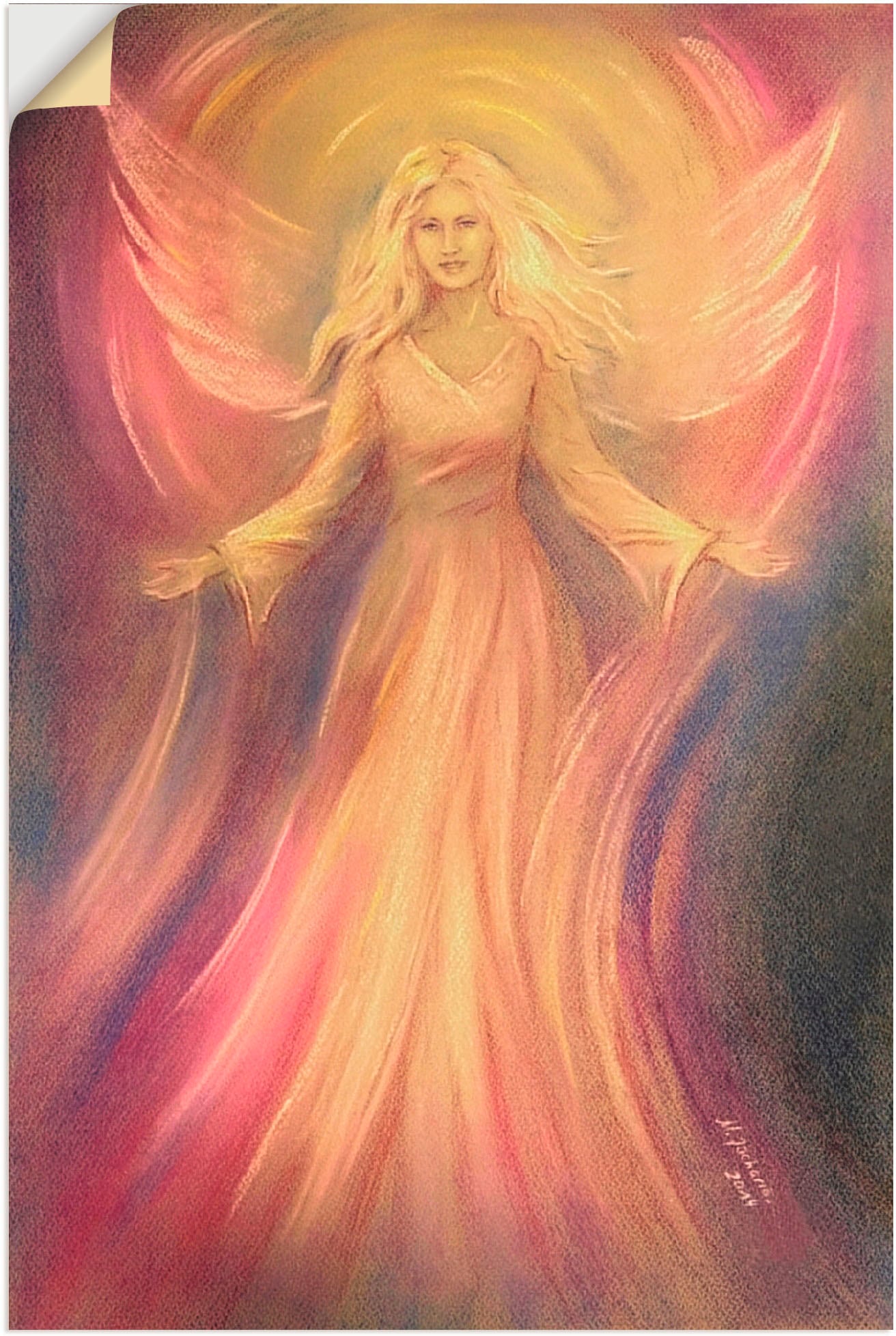 Liebe versch. Alubild, OTTO Poster (1 Artland Größen Leinwandbild, online St.), bei als Wandbild Spirituelle Licht Wandaufkleber Malerei«, oder »Engel Religion, - in