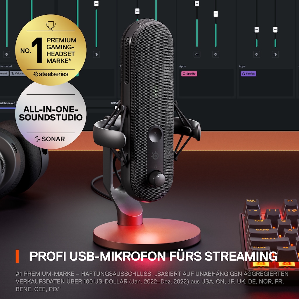 SteelSeries Streaming-Mikrofon »Alias«