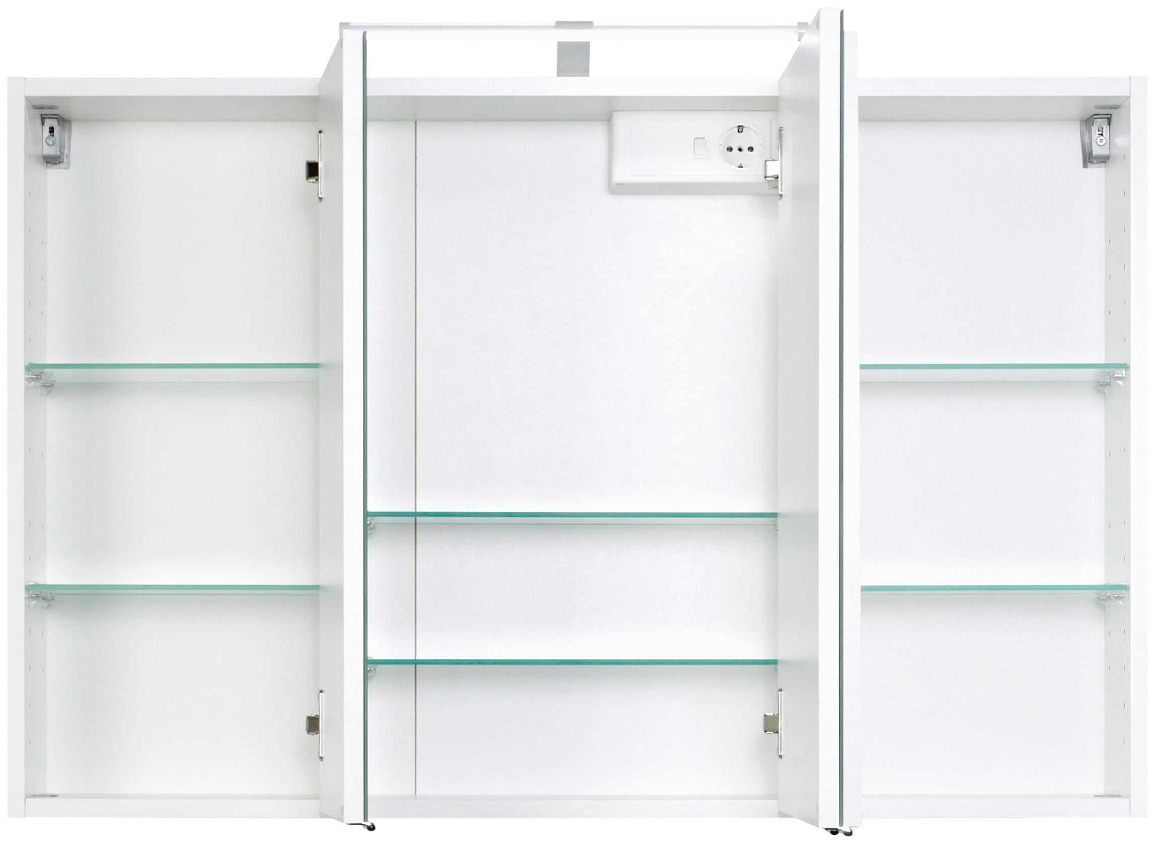 welltime Spiegelschrank »Florida« Breite 100 cm, mit LED-Beleuchtung