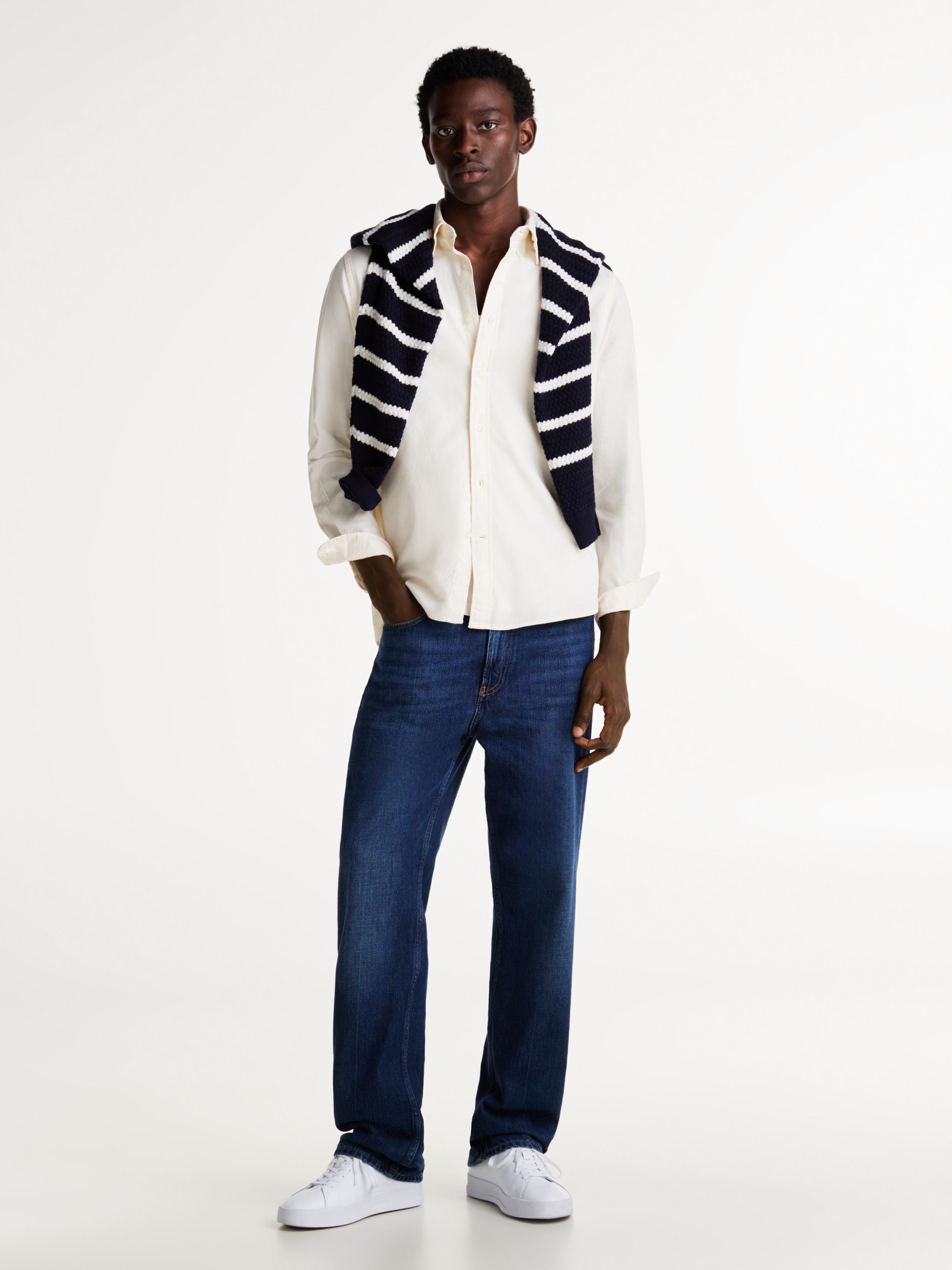 Tommy Hilfiger Businesshemd »FLEX BRUSHED SOLID RF SHIRT«