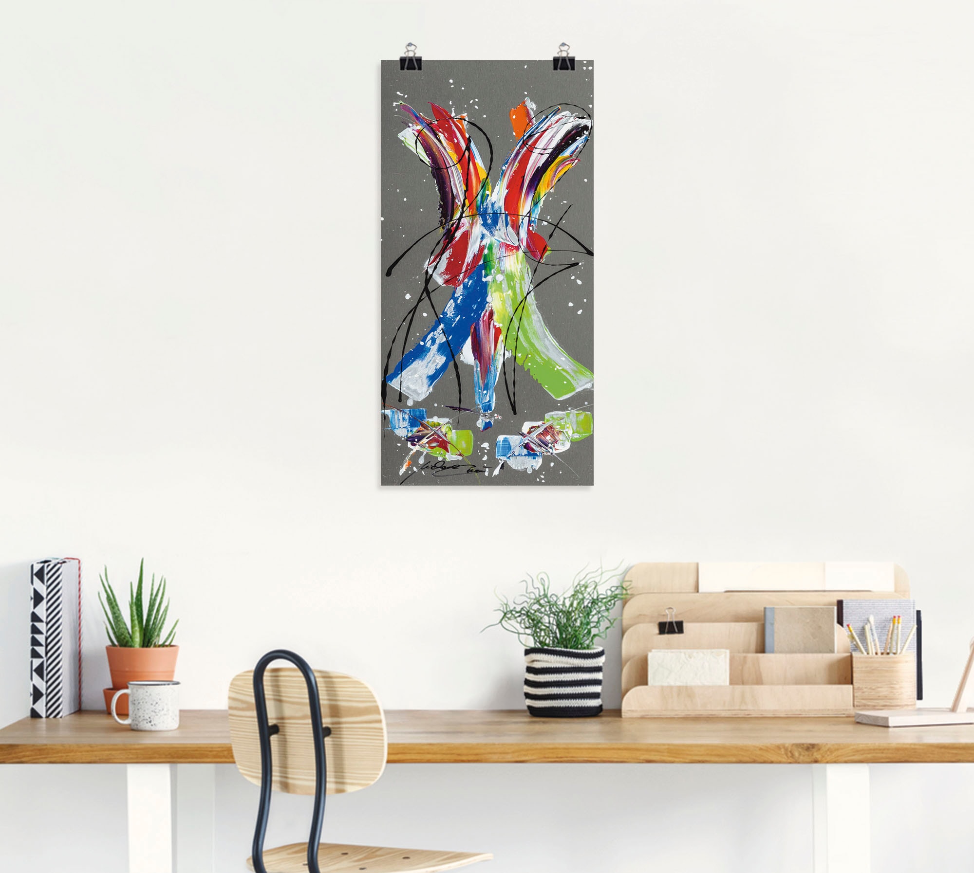 Artland Wandbild »Multikulturelle Begegnung«, Gegenstandslos, (1 St.), als Leinwandbild, Poster in verschied. Größen