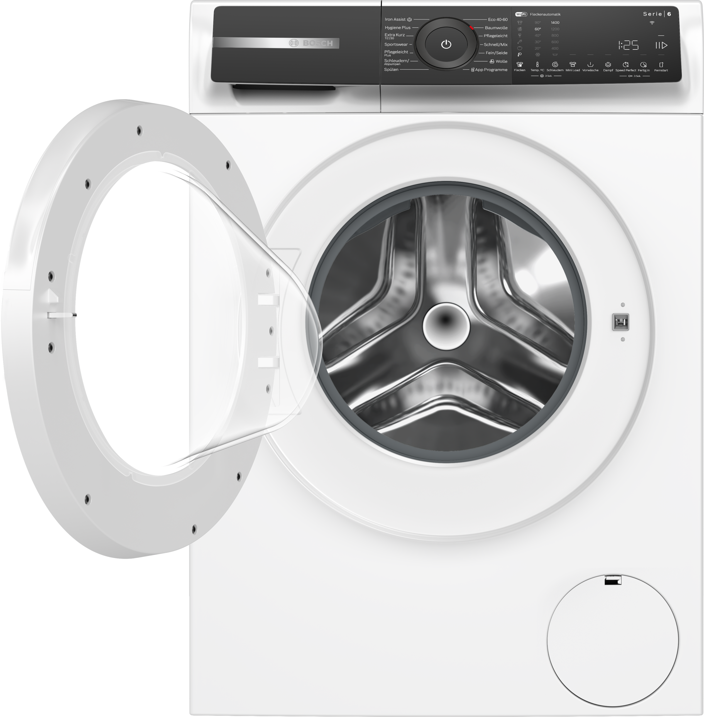 BOSCH Waschmaschine Serie 6 »WGH244M40« 9 kg 1300 U/min