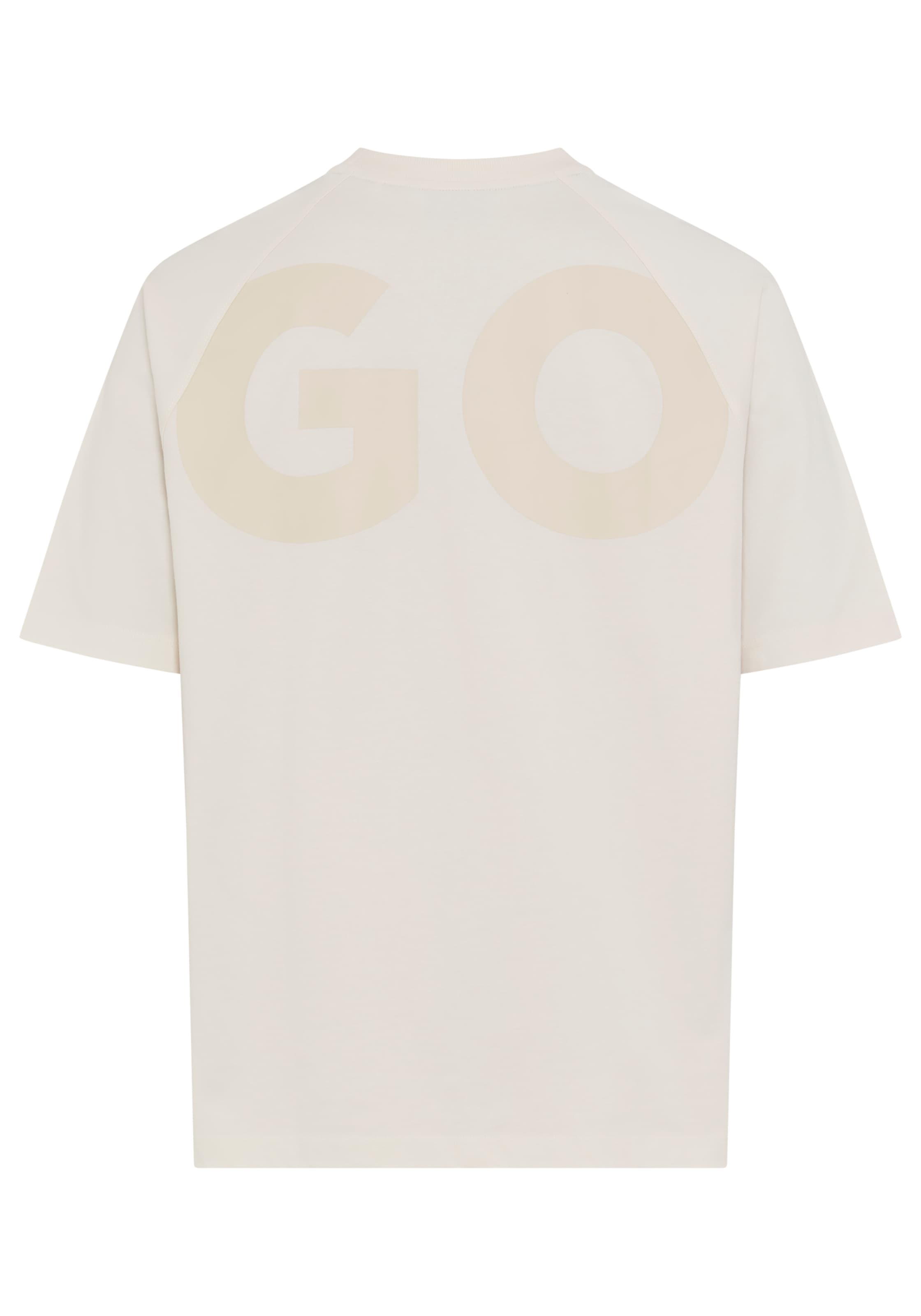 HUGO Blue T-Shirt »Nalftee« Rundhalsausschnitt, Loose Fit, großer Logo-Druck