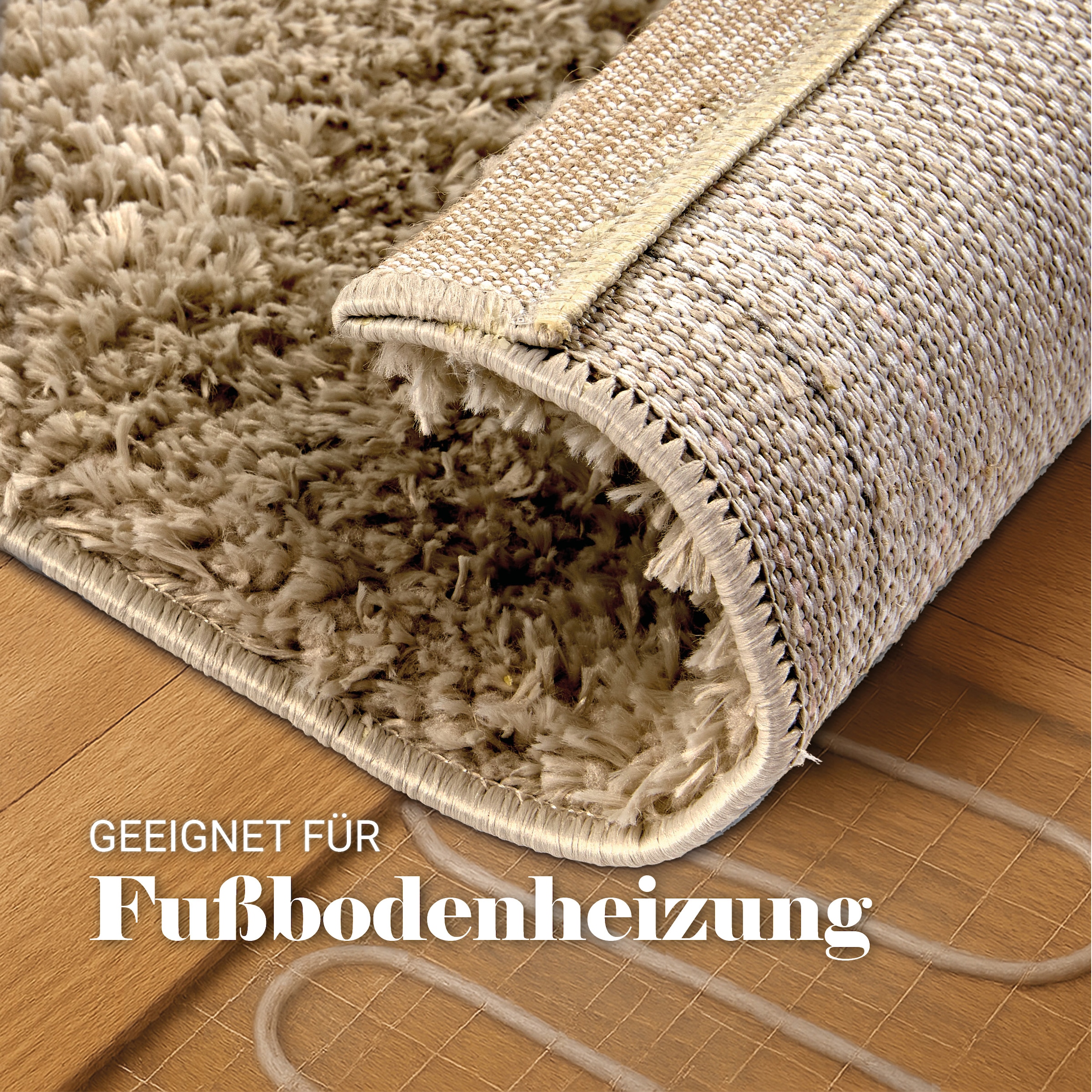 ASTRA Hochflor-Teppich »Paulie 250«, rechteckig, 25 mm Höhe, weicher Langflor, Shaggy, Wohnzimmer, Schlafzimmer