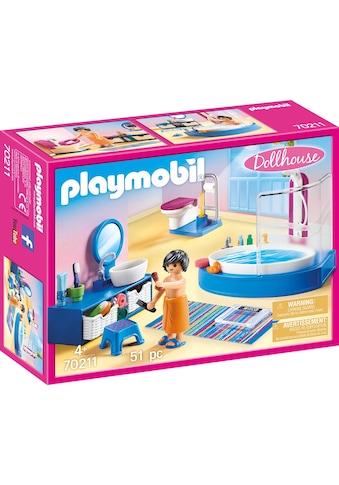 Konstruktions-Spielset »Badezimmer (70211), Dollhouse«, (51 St.)