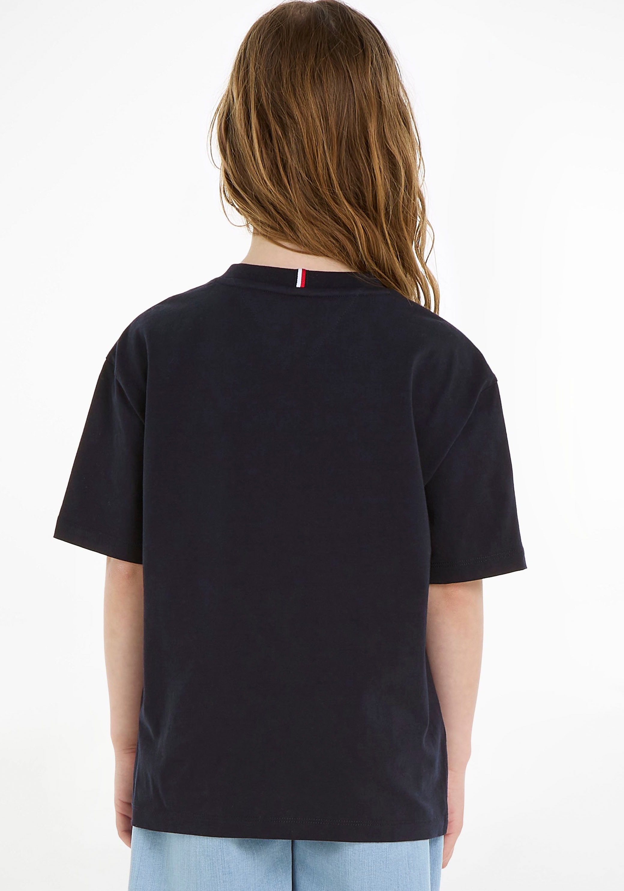 Tommy Hilfiger T-Shirt »U MONOTYPE TEE S/S«, mit großer Logo-Stickerei