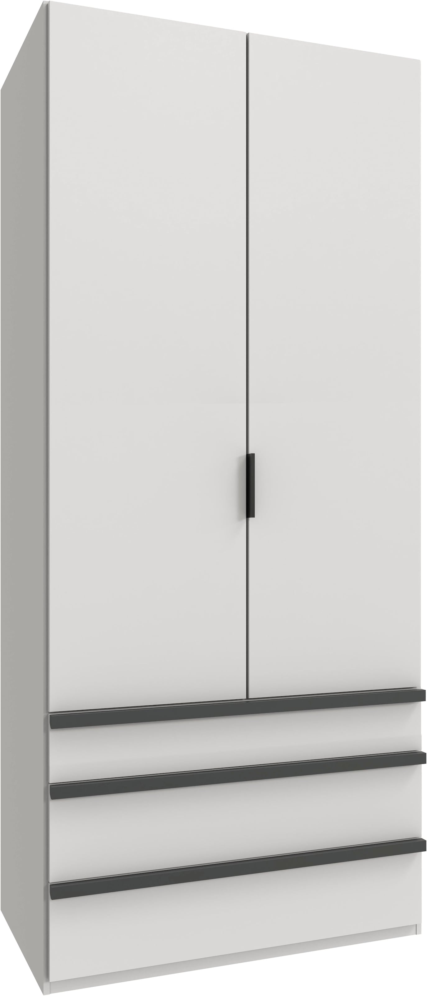 Wimex Falttürenschrank »Oxford by fresh to go in weiß, Größe B/H/T: 100 cm x 236 cm x 58 cm