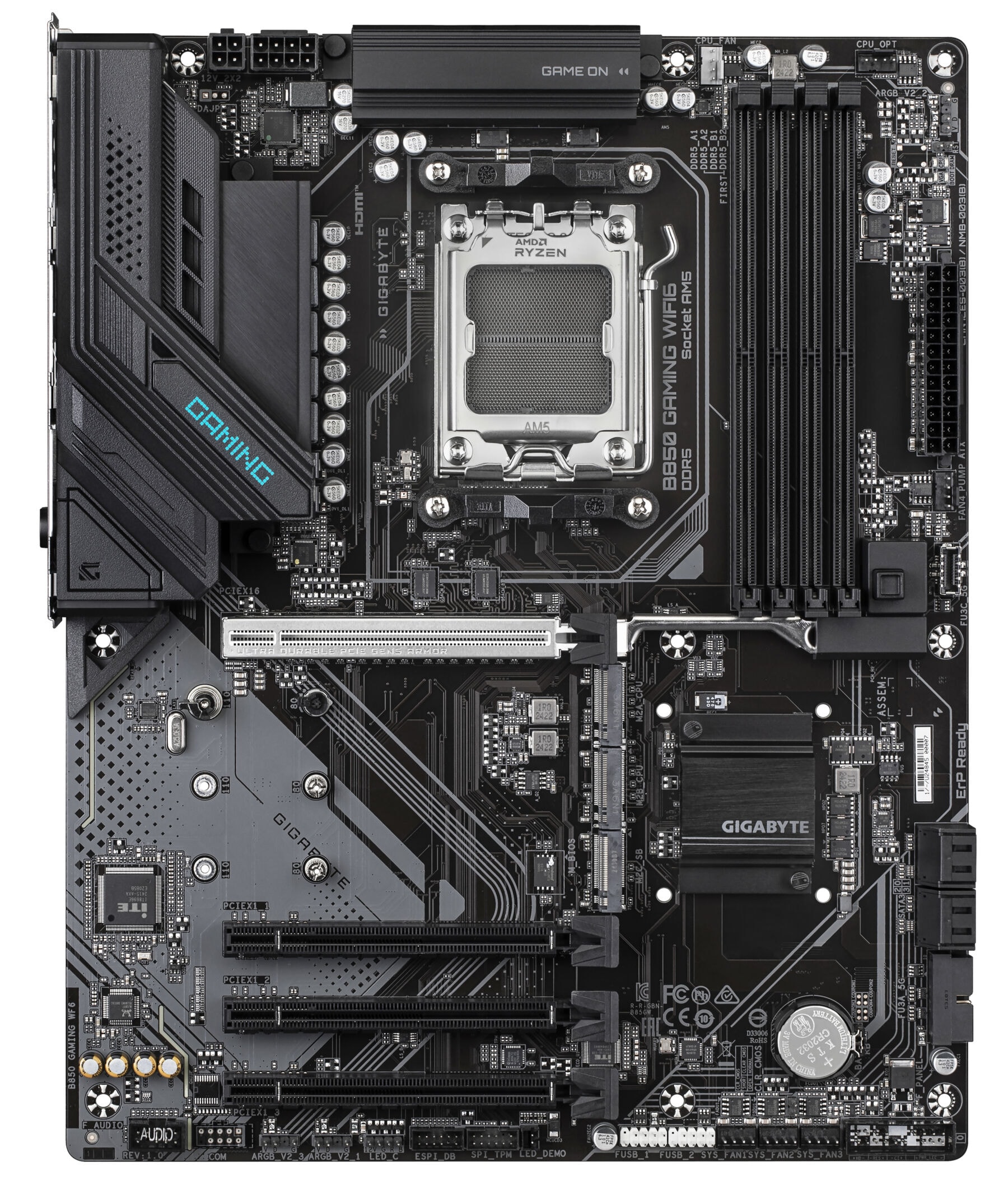 Gigabyte Mainboard »B850 GAMING WIFI6 Motherboard - AMD Ryzen 9000 Serie CPUs, 6+2+2 Phase«