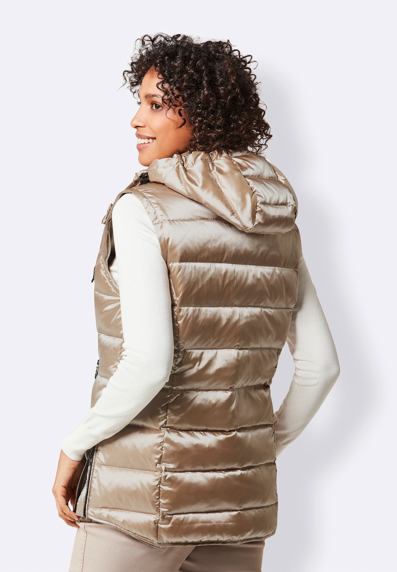 creation L Daunenjacke »Daunen-Steppjacke Daunenjacke mit 2 Tragevarianten« Abnehmbare Kapuze