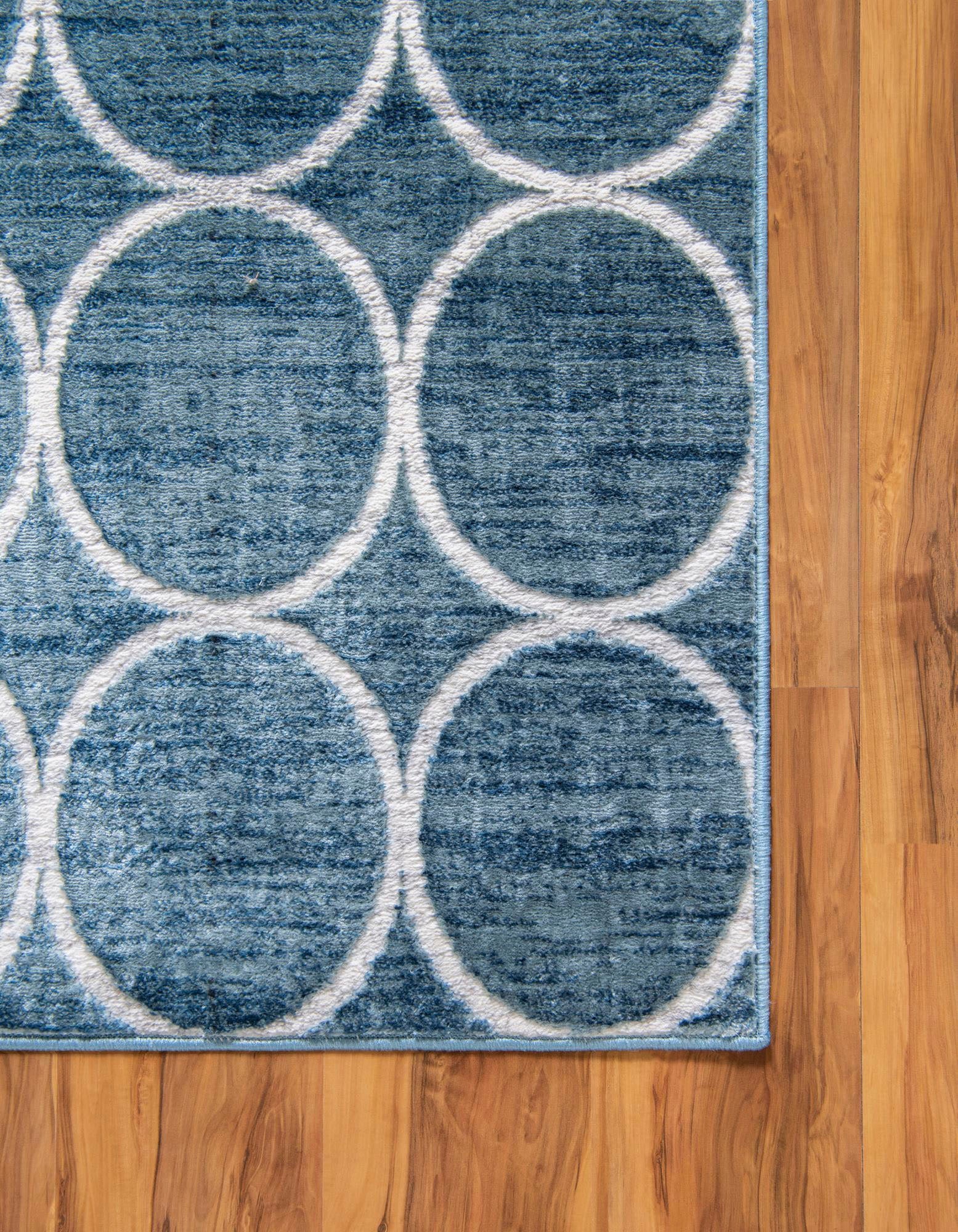 Myflair Möbel & Accessoires Teppich »Titan Trellis, LAGERRÄUMUNG« rechteckig 13 mm Höhe Kurzflor, gewebt, modernes Design, Motiv Kreise