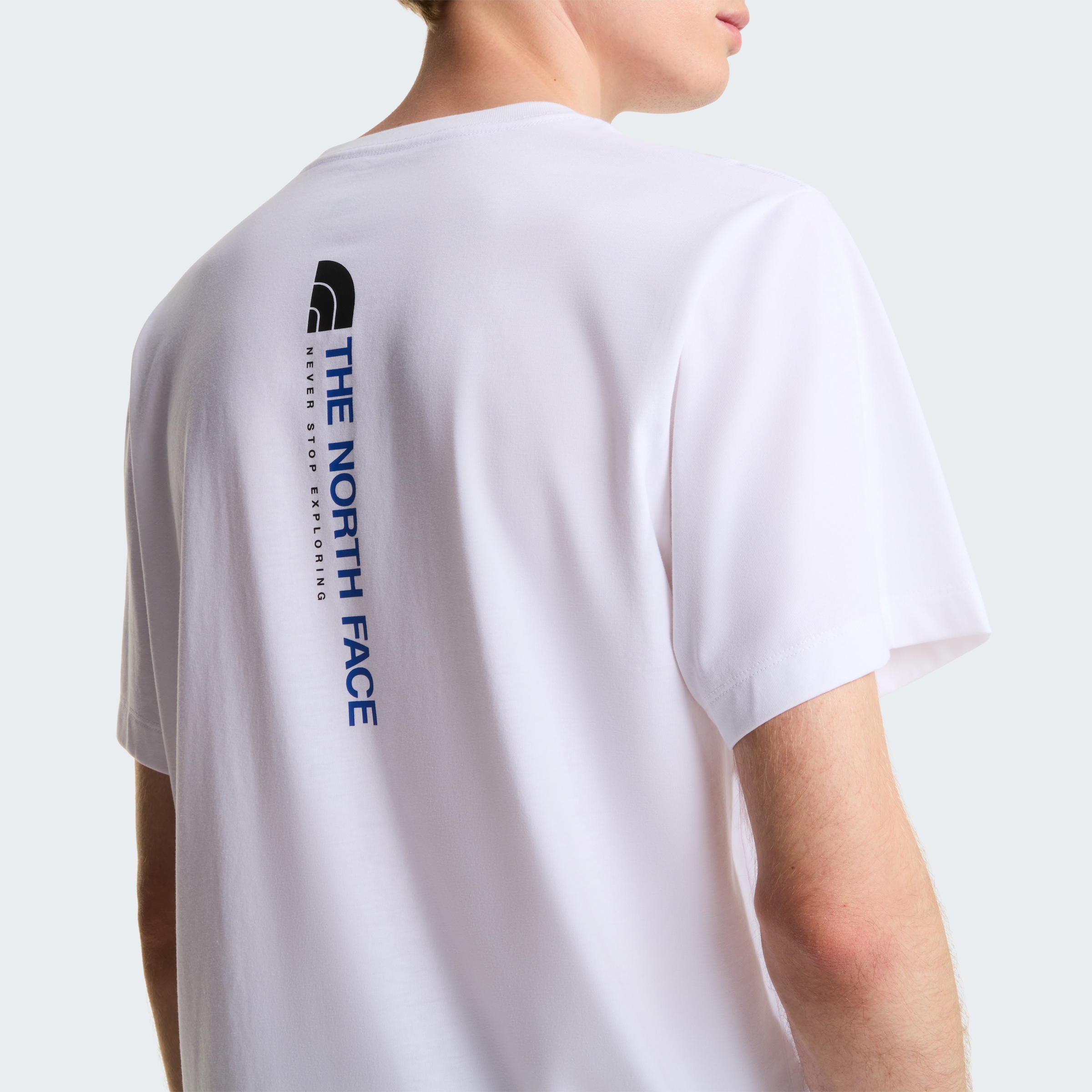 The North Face T-Shirt »M VERTICAL REGULAR SHORT SLEEVE TEE-GRAPHIC« für Sportmode und Outdoormode, modernes Design
