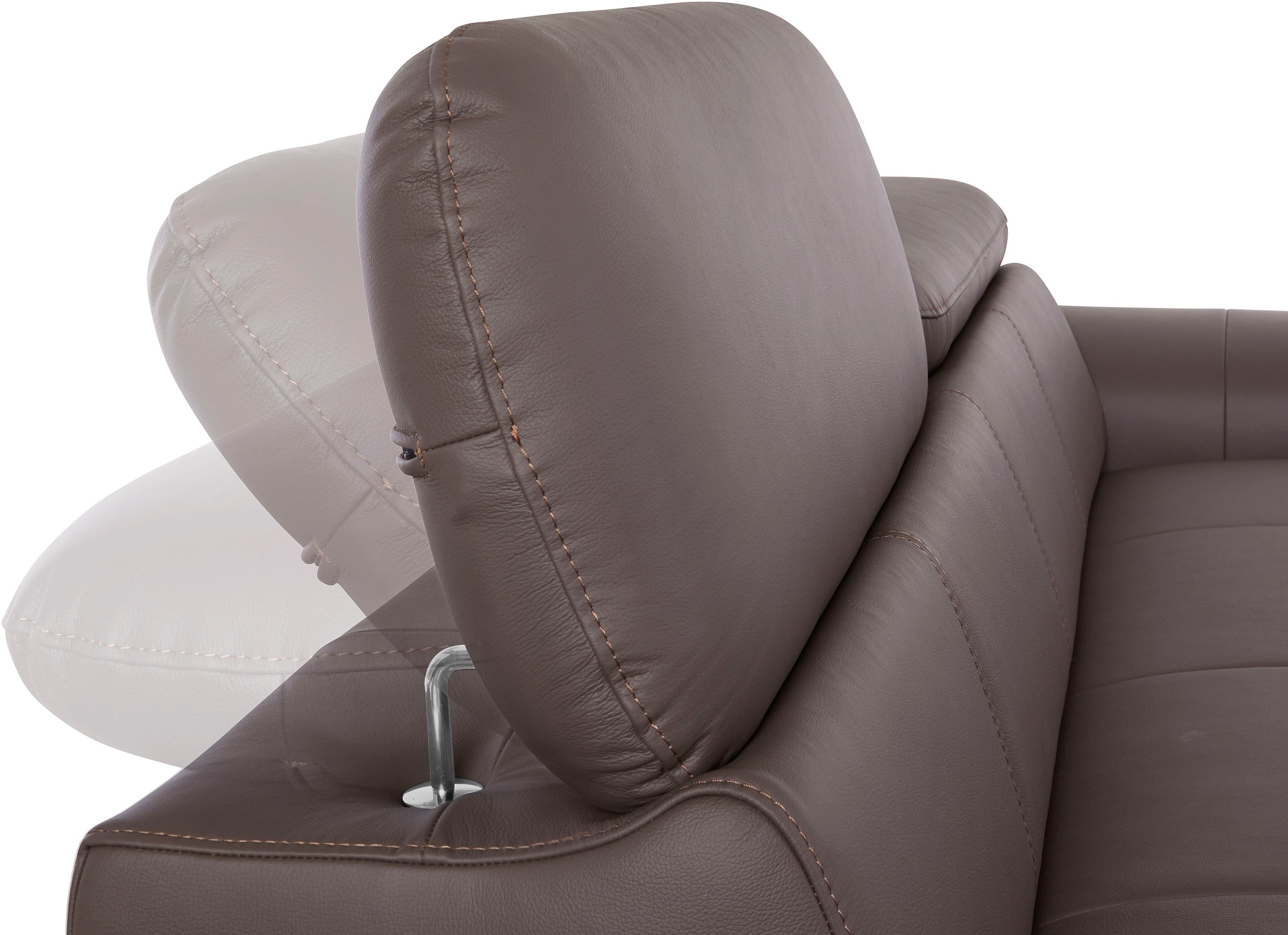 COTTA 2-Sitzer »Chef«, 2-Sitzer mit eleganter Steppung, Bodenfreiheit 12,5 cm