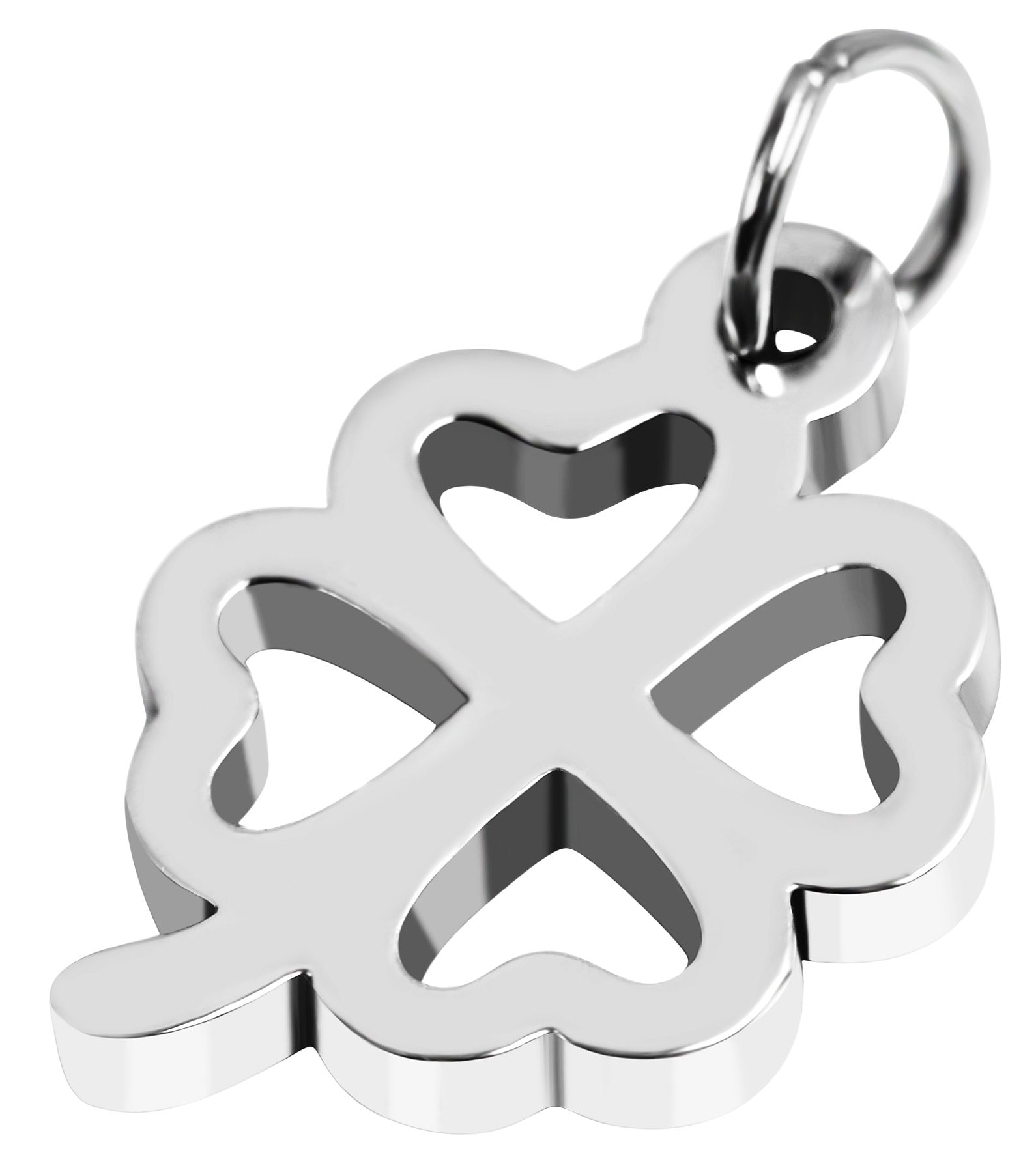 Adelia´s Kettenanhänger »Damen Anhänger ¿ Kleeblatt Anhänger aus Edelstahl«