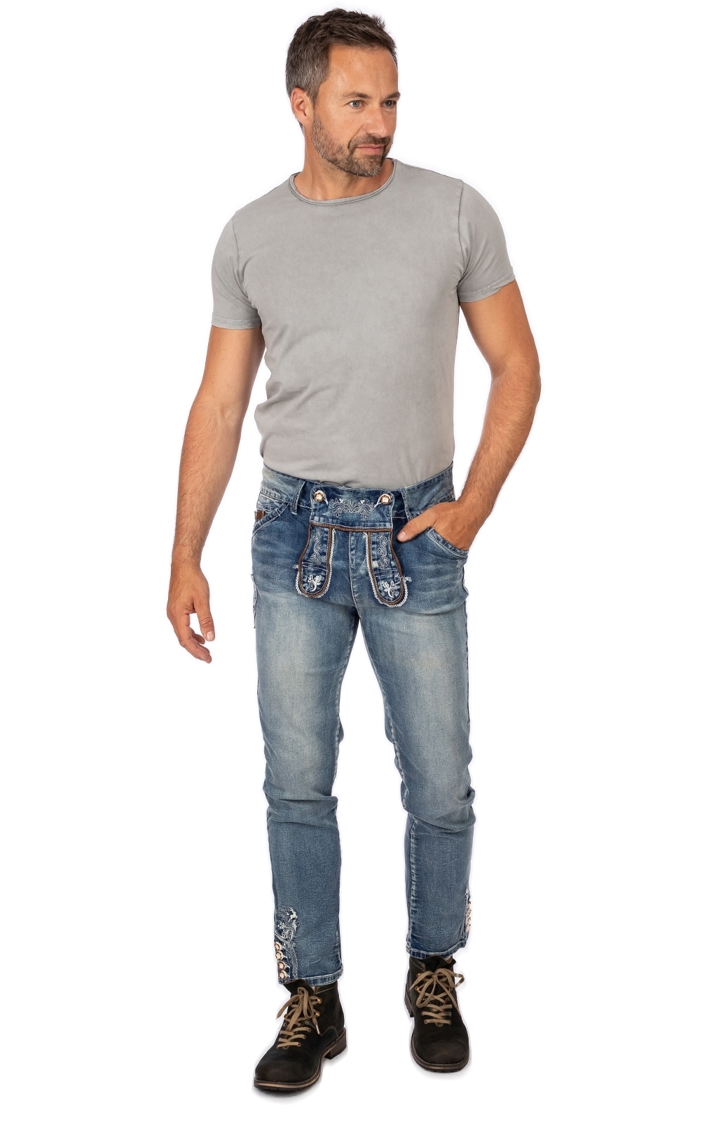 MarJo Trachtenhose »Jeanshose GUSTL«