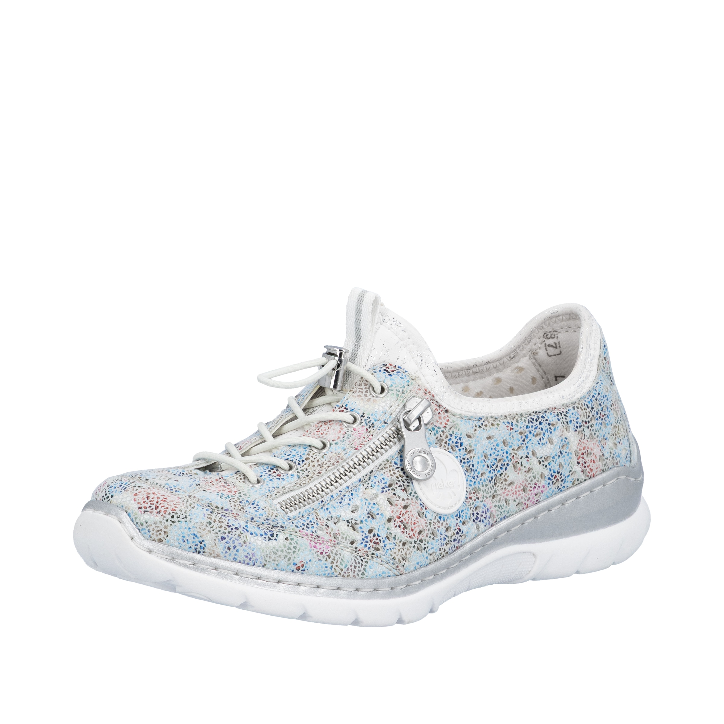 Rieker Slip-On Sneaker  Schlupfschuh, Freizeitsneaker, Halbschuh mit MemoSoft-Ausstattung