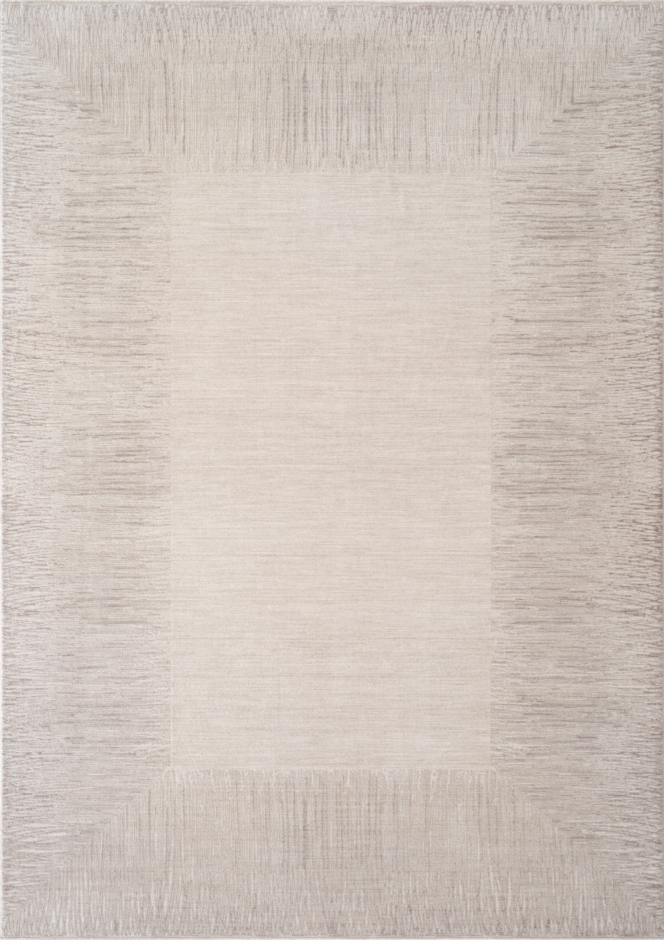Calvin Klein home Teppich »Passages, mit Fransen, Designerteppich« rechteckig 5 mm Höhe Rahmen, meliert, Wohnzimmer, Schlafzimmer, Esszimmer
