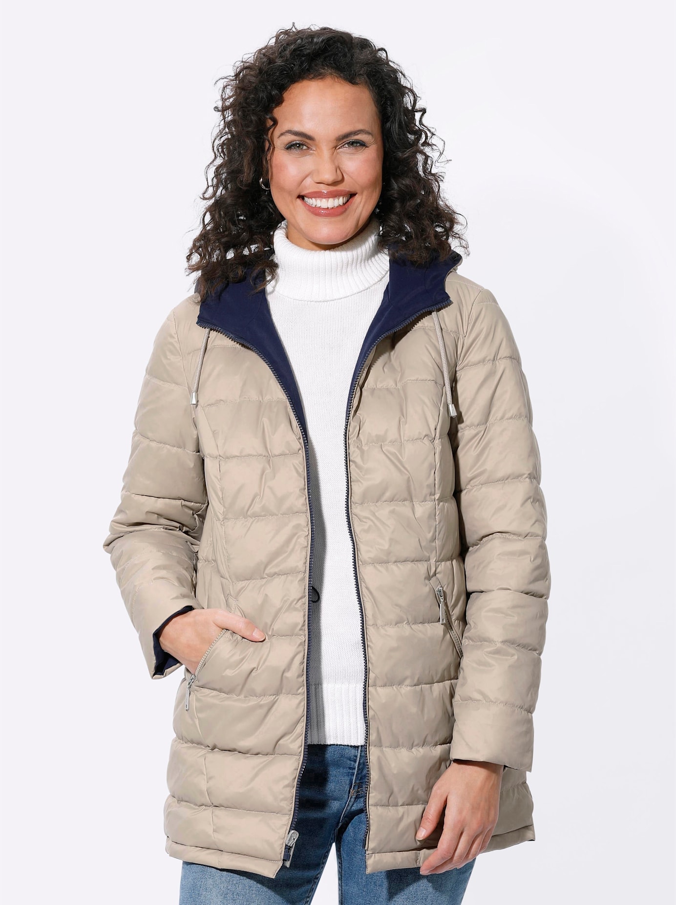 Casual Looks Wendejacke, mit Kapuze