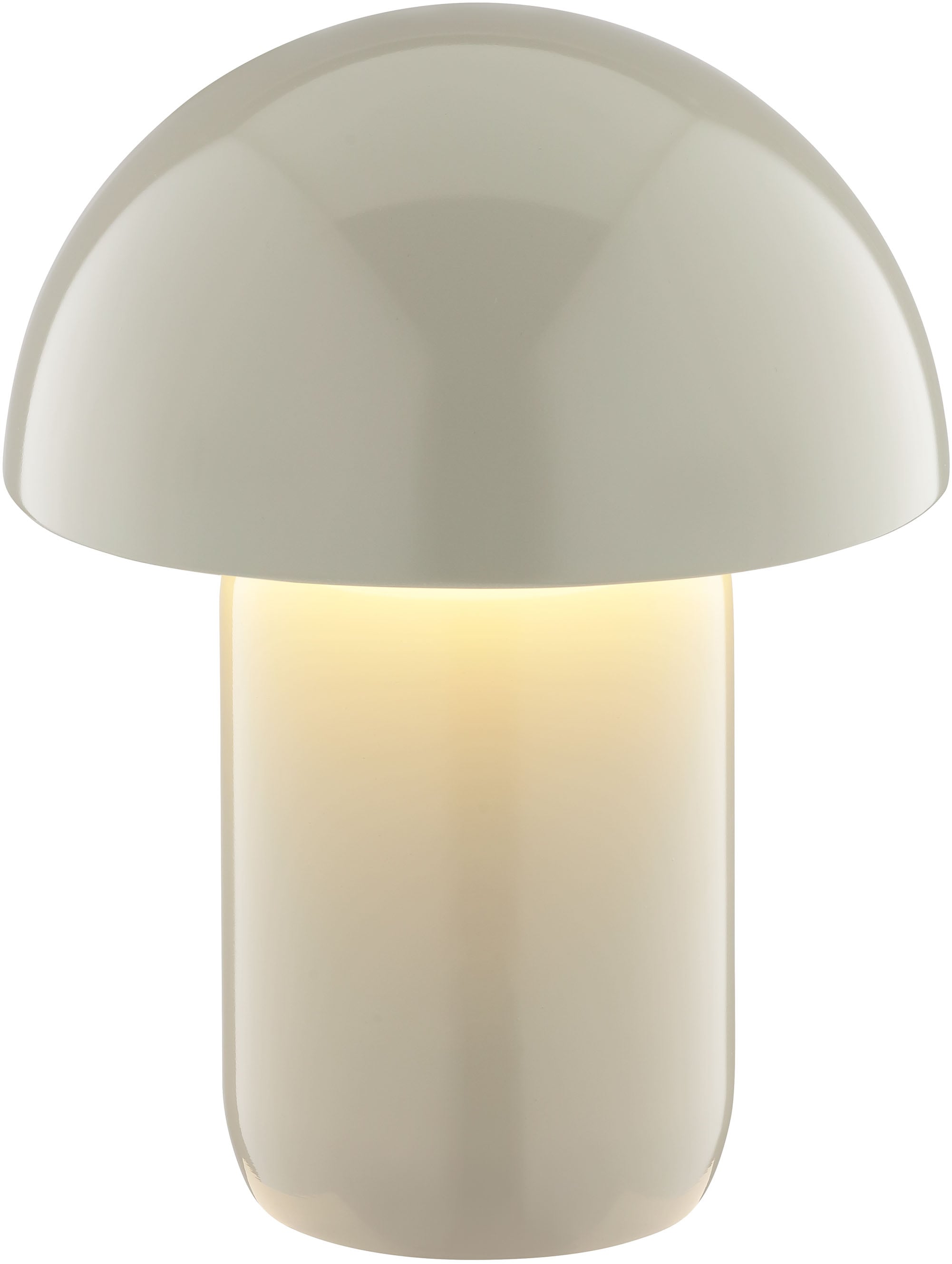 LeGer Home by Lena Gercke LED Tischleuchte »Galilea«, 1 flammig, Leuchtmittel LED-Modul | LED fest integriert, dimmbar, Ø 20 cm, Metall, Akku Tischlampe, Schalter mit Touchfunktion