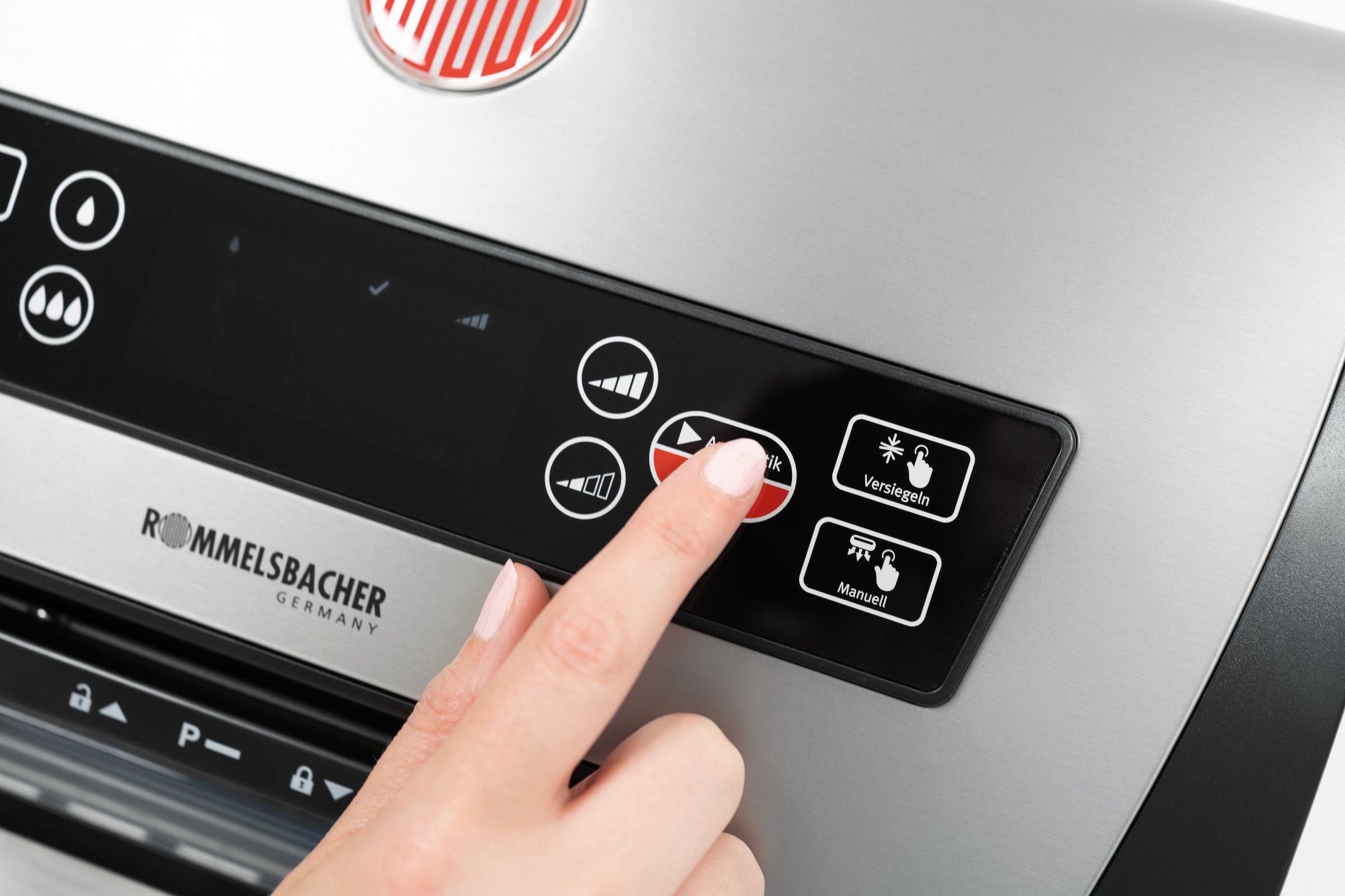 Rommelsbacher Vakuumierer »VAC 585« 250 W Inklusive: 10 Folienbeutel, 1 Folienrolle, Vakuumierschlauch