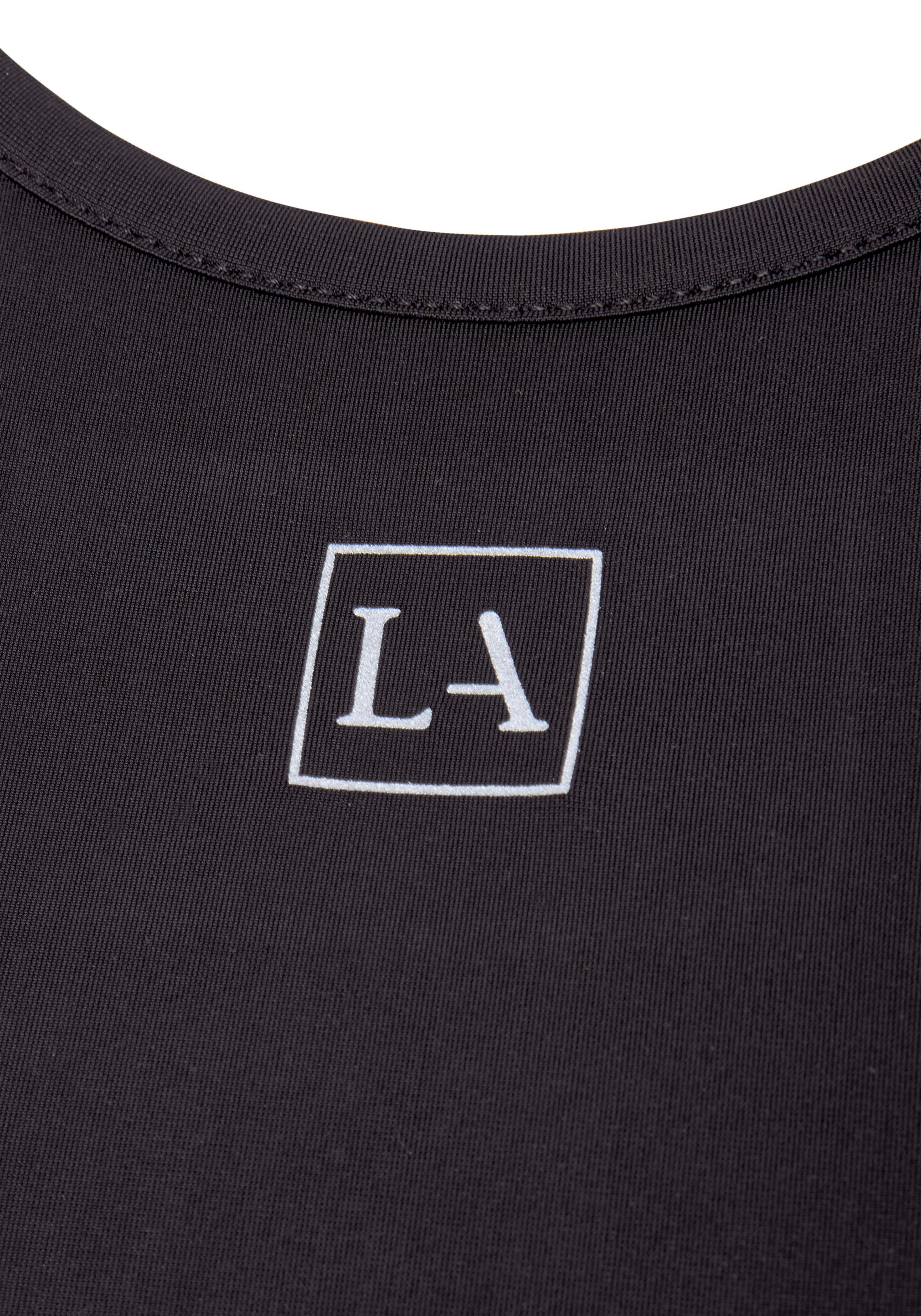 LASCANA ACTIVE Funktionsshirt »Digital Mauve«, mit Cut Out an der Rückseite  bei OTTO