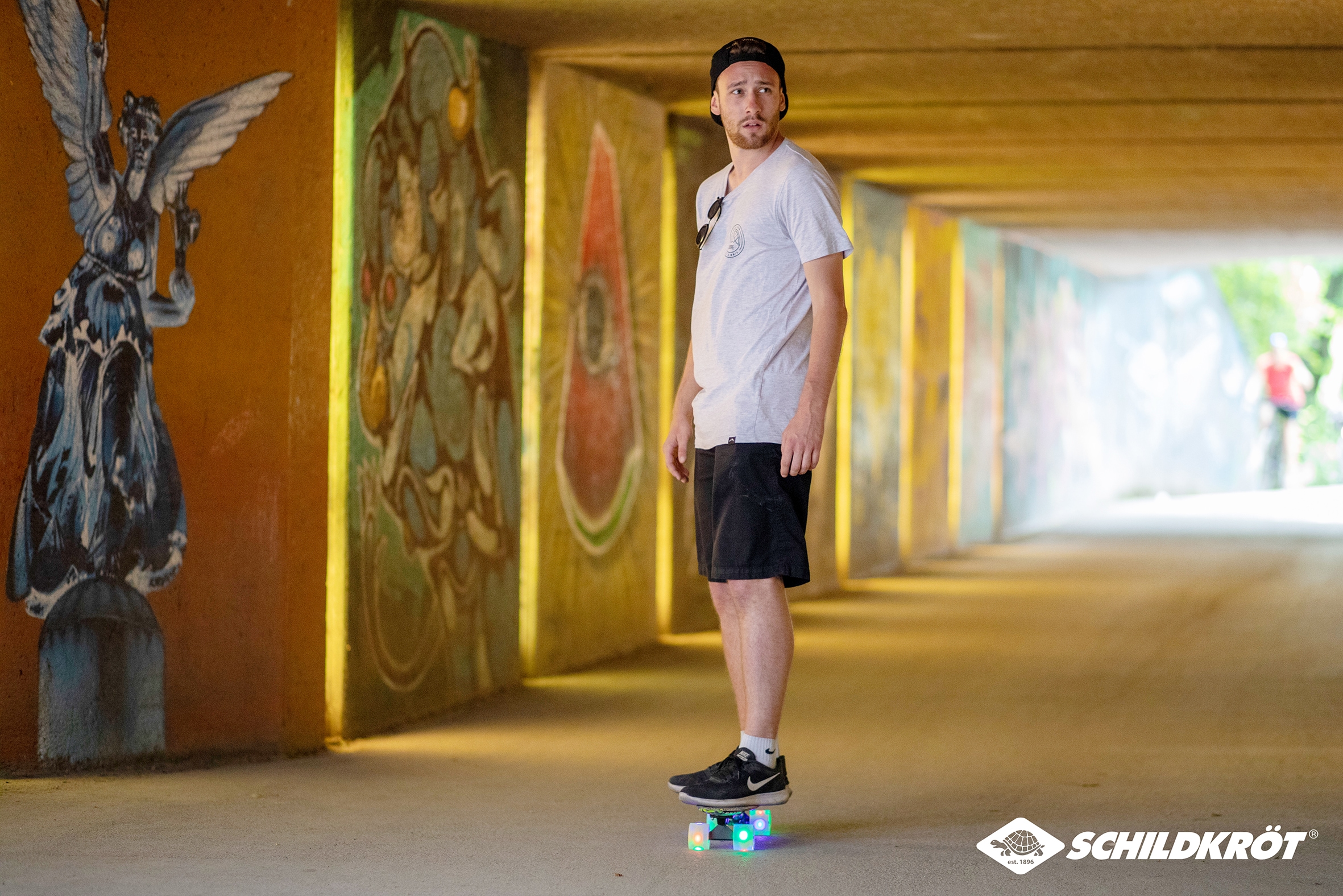 Schildkröt Skateboard »Schildkröt Retro Skateboard Free Spirit Camouflage«