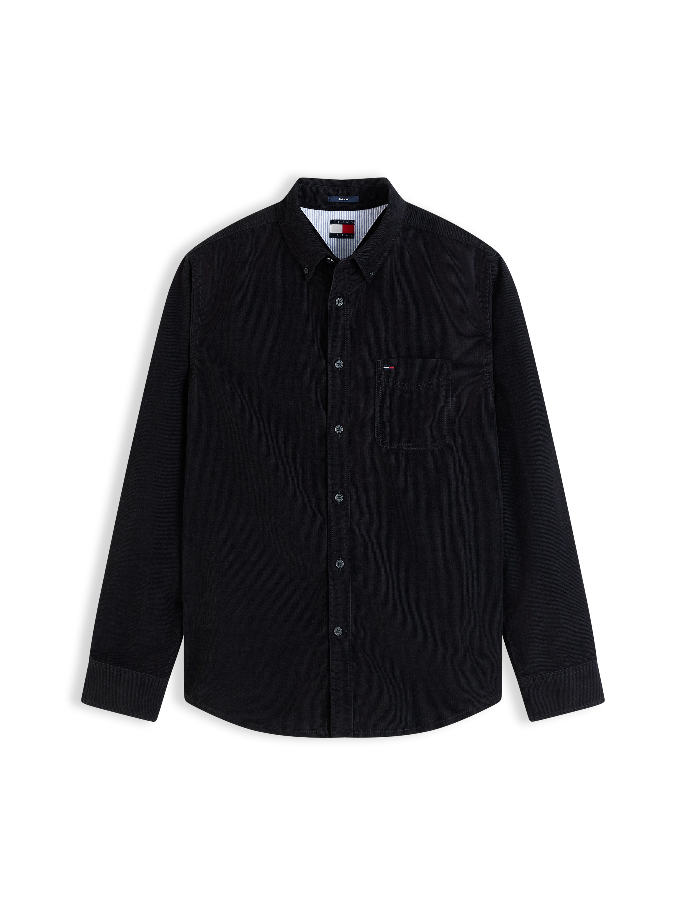 Tommy Jeans Langarmhemd »REGULAR BABY CORDUROY SHIRT« Regular fit mit Brusttasche