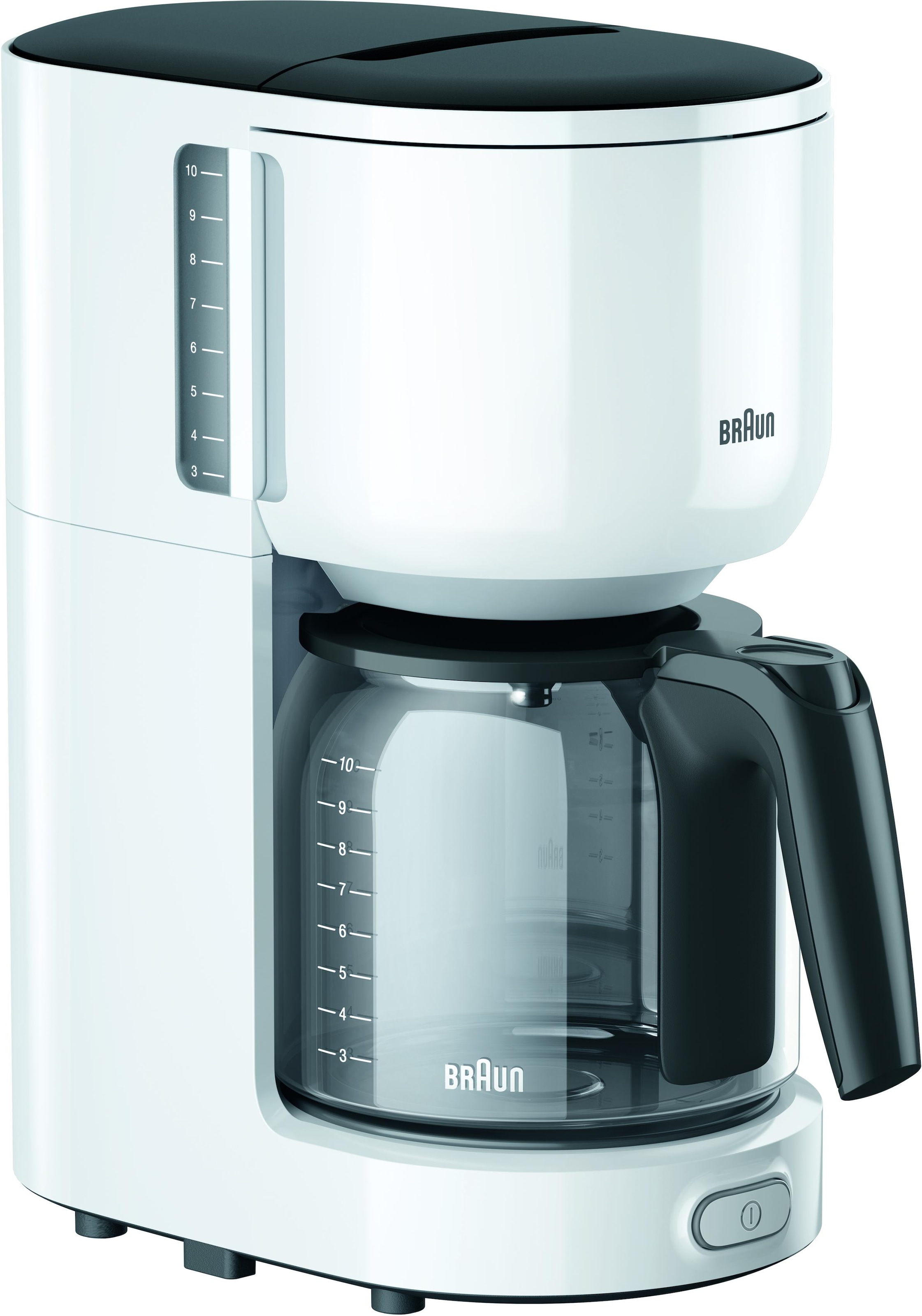 Braun Filterkaffeemaschine »KF 3120 WH«, Papierfilter, 1x4