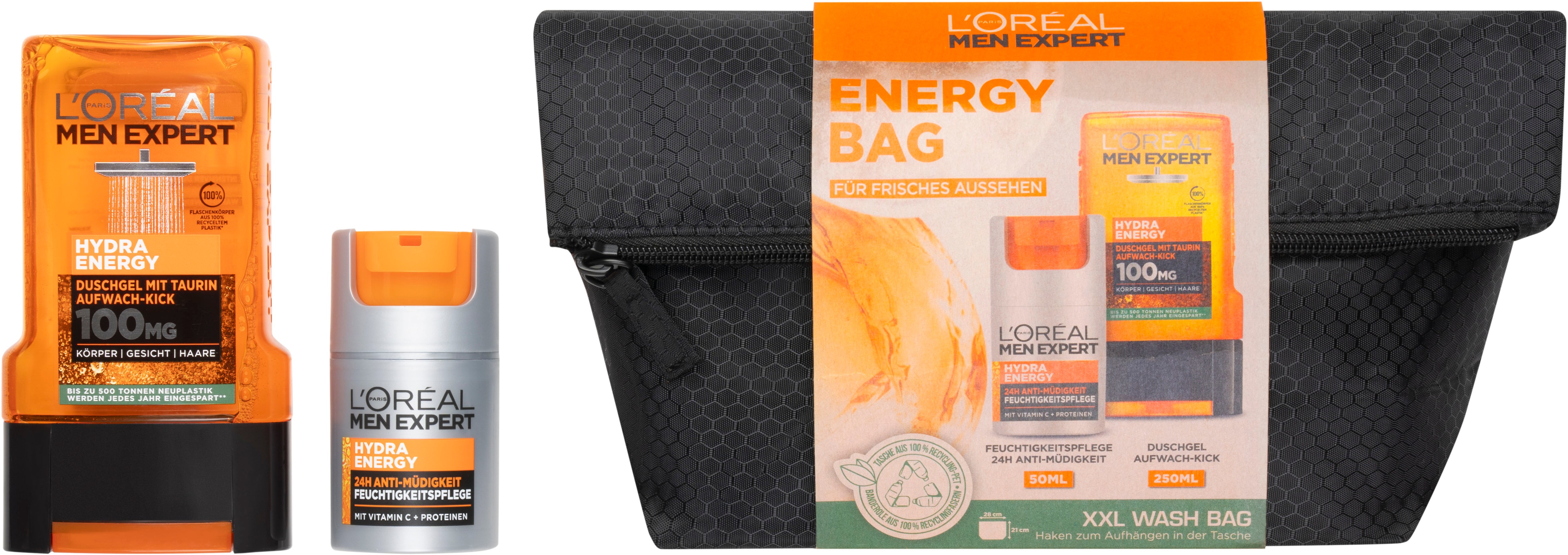 L'oréal Paris Men Expert Pflege-Set »Hydra Energy Bestseller Bag« mit hoher Wirksamkeit in farblos