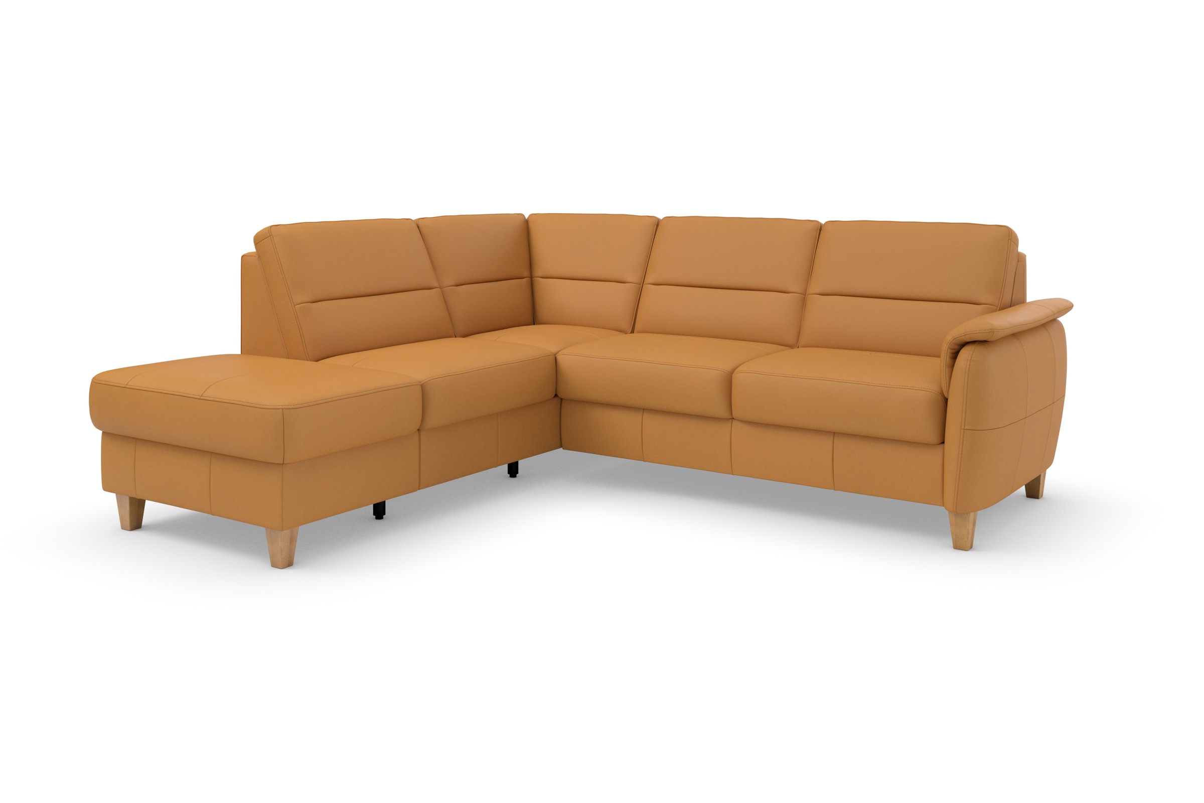 Home affaire Ecksofa »Palmera L-Form«, Federkern, wahlweise mit Bettfunktion und mit/ohne Stauraum