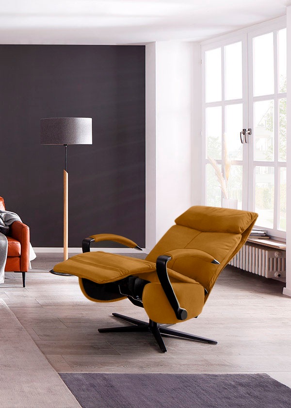 W.SCHILLIG Relaxsessel »rumbaa« wahlweise mit Doppelmotor, in Größen S, M & L, mit 5-Sternfuß