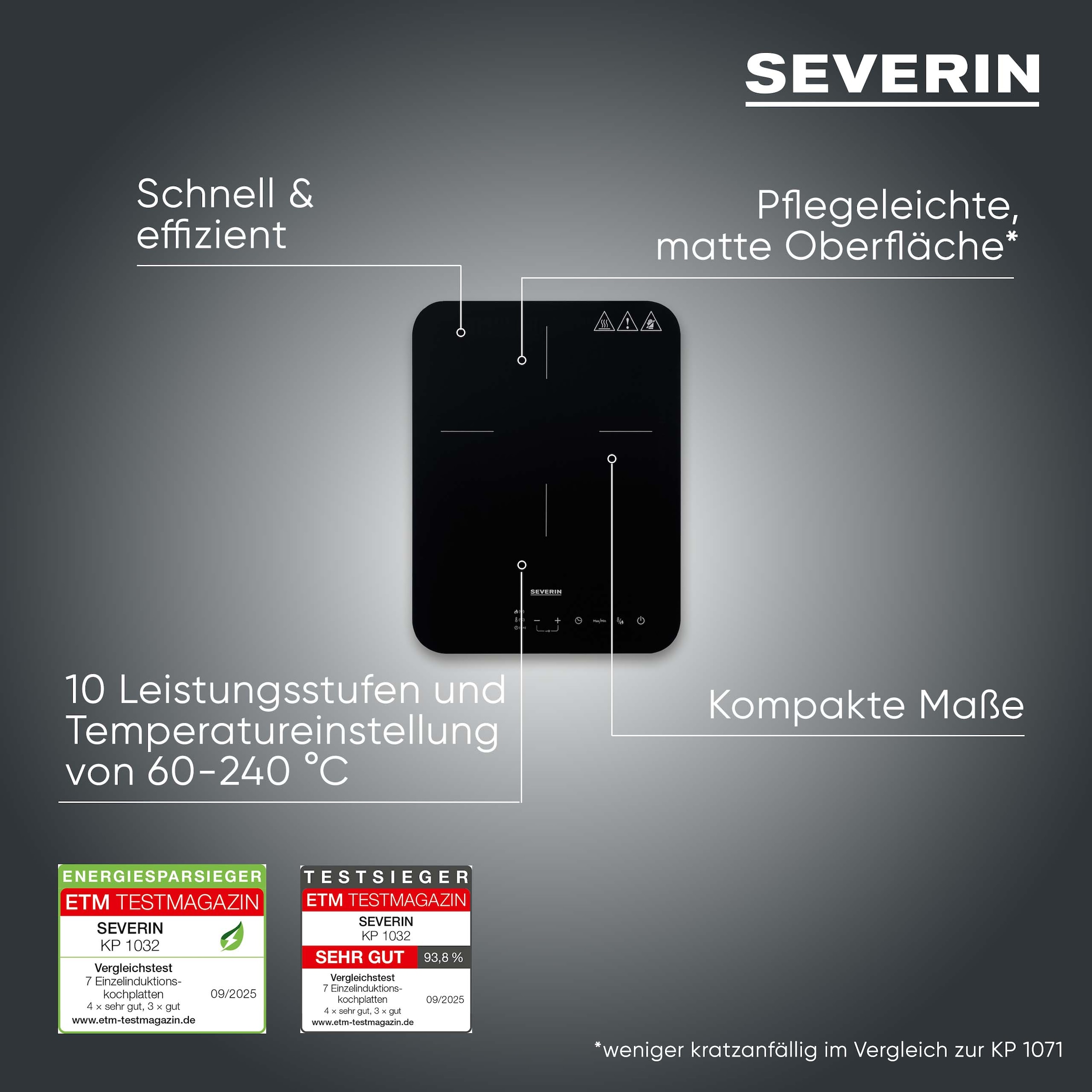 Severin Einzel-Induktionskochplatte »KP 1032«