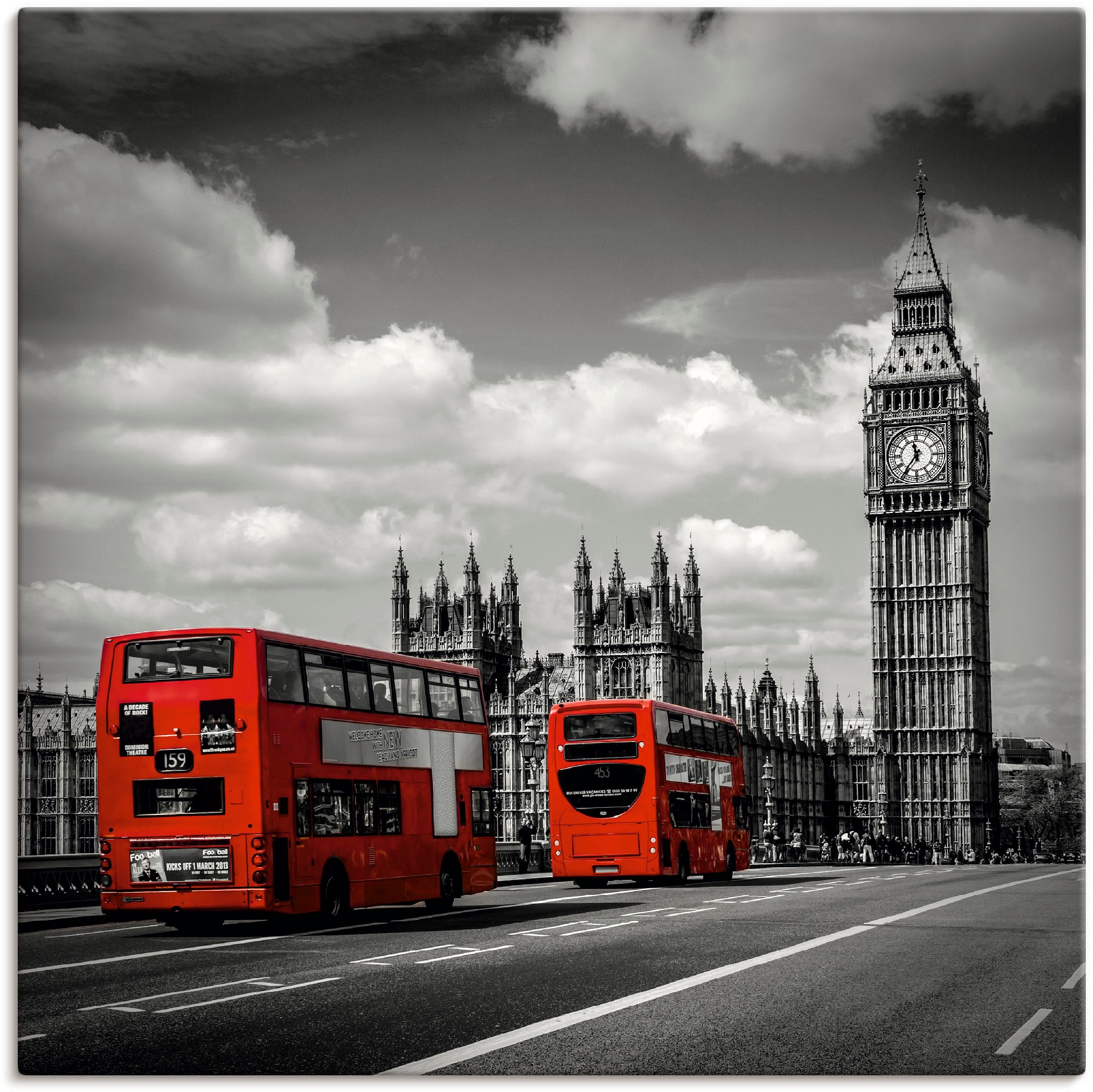 Artland Wandbild »Typisch London«, London, (1 St.), als Leinwandbild, Poster,  Wandaufkleber in verschied. Größen bestellen online bei OTTO | Poster