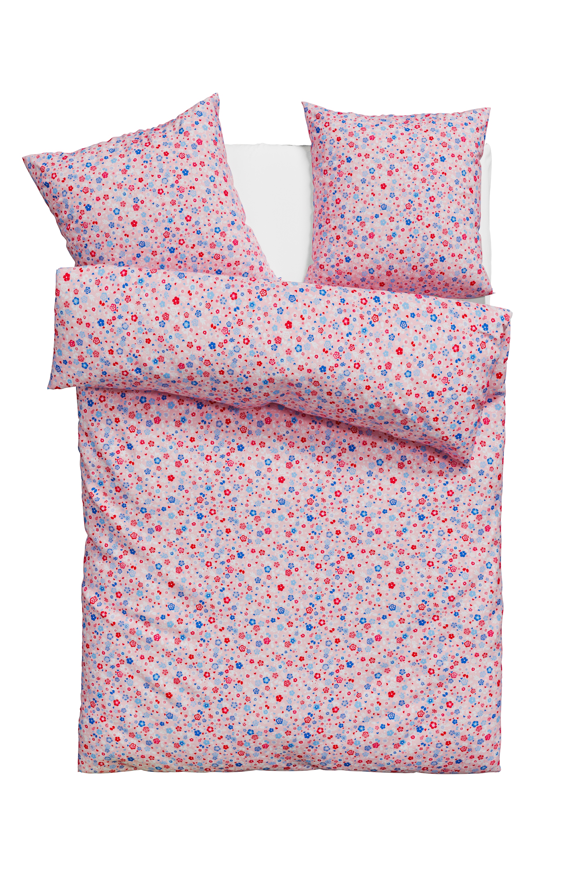 my home Bettwäsche »Mariby«, mit feinem Blümchen Design, skandinavisch, romantische Bettwäsche