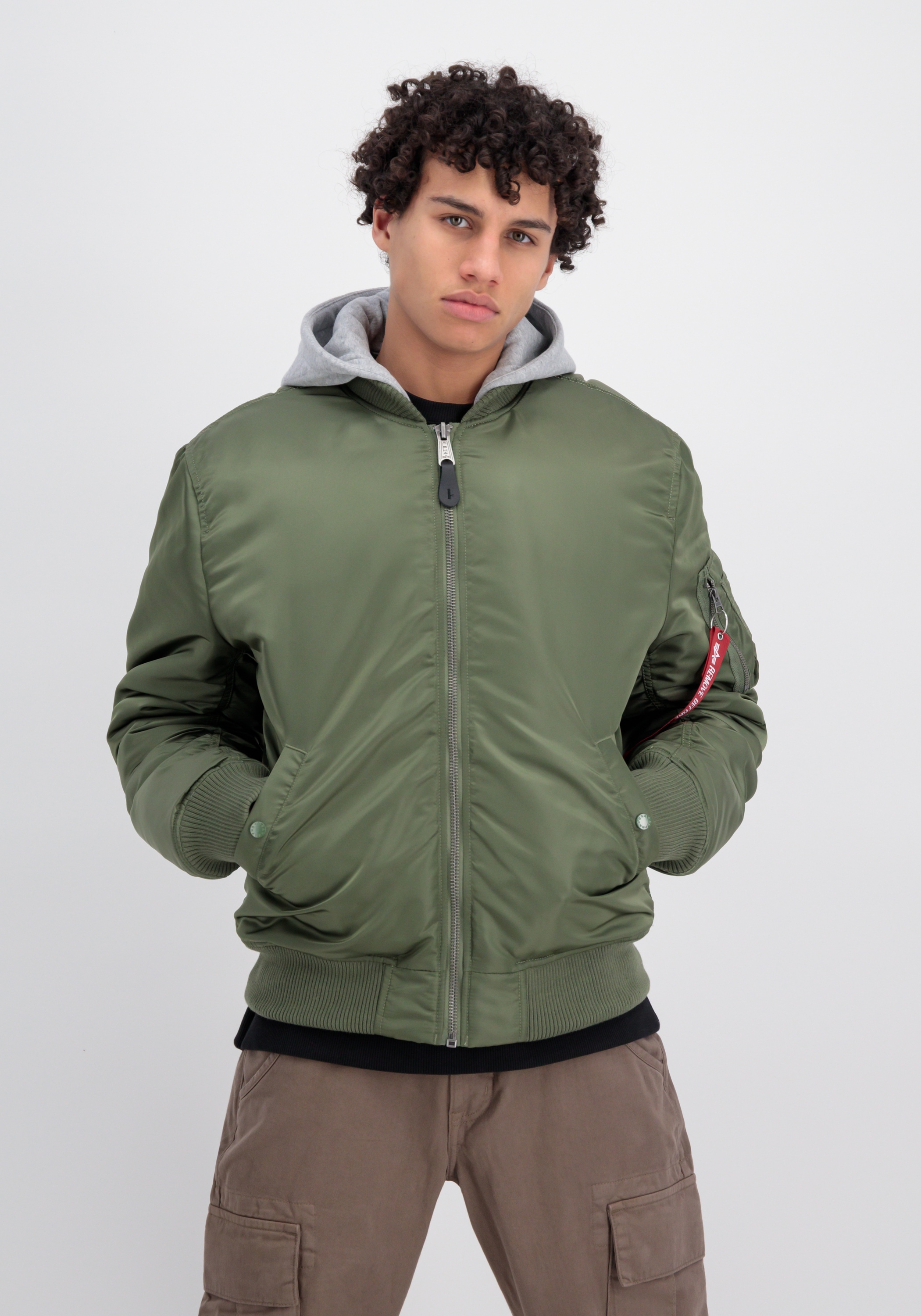 Alpha Industries Bomberjacke »Alpha Industries Men - Bomber Jackets MA-1 ZH Back EMB«