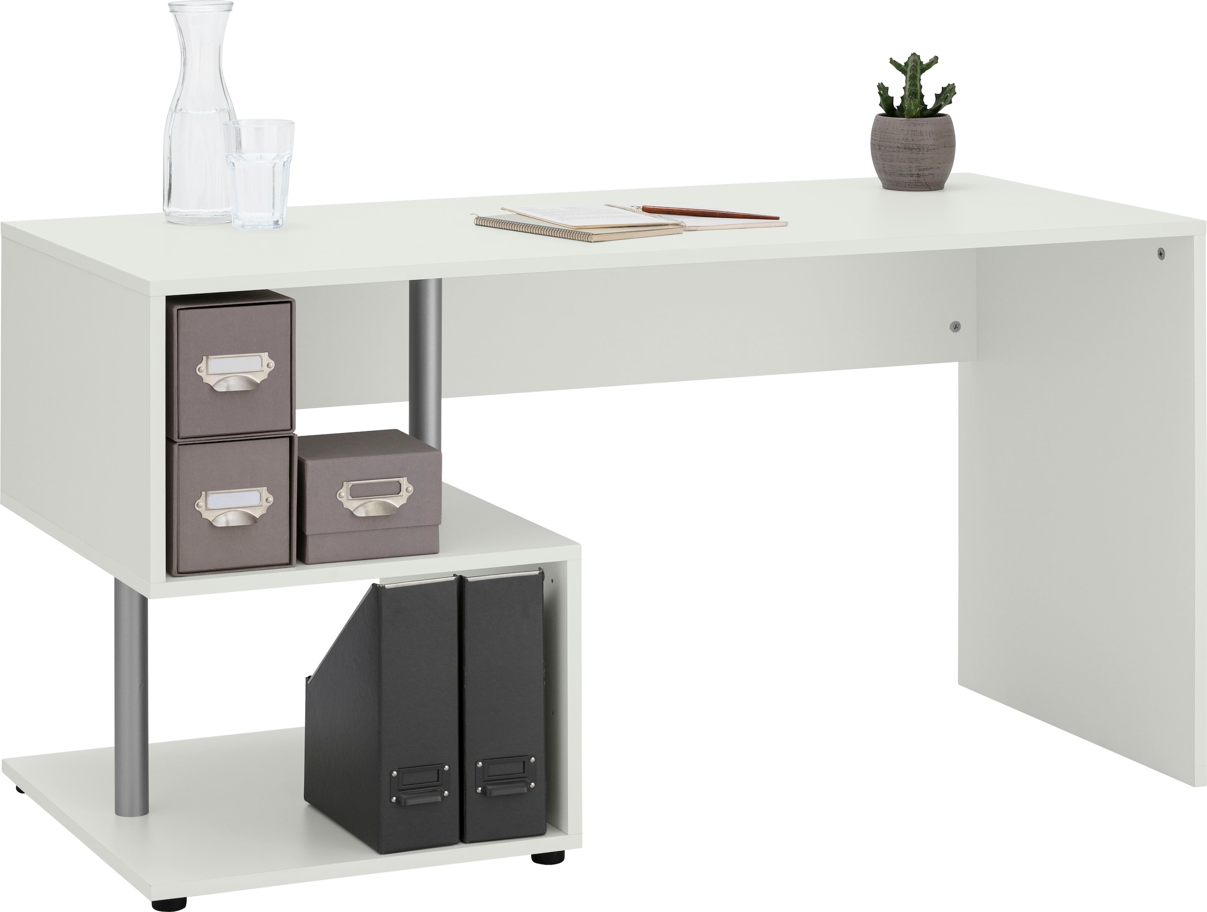 VOGL Möbelfabrik Schreibtisch »Essy« mit offenen Elementen