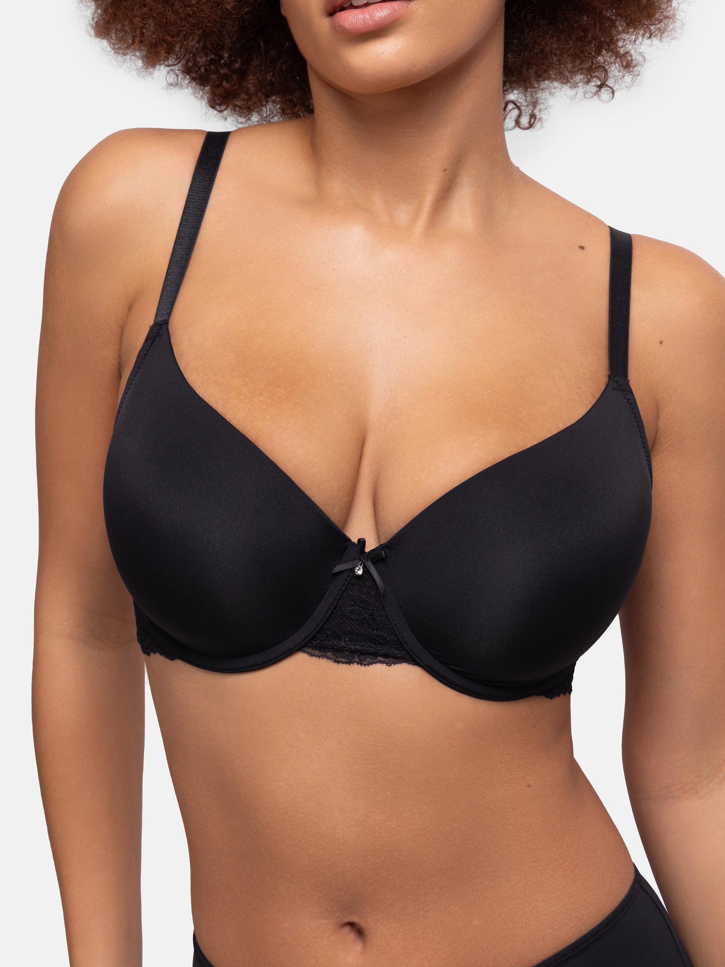 Dorina Bügel-BH »ADELE« mit Spitzendetails, weich, Basic