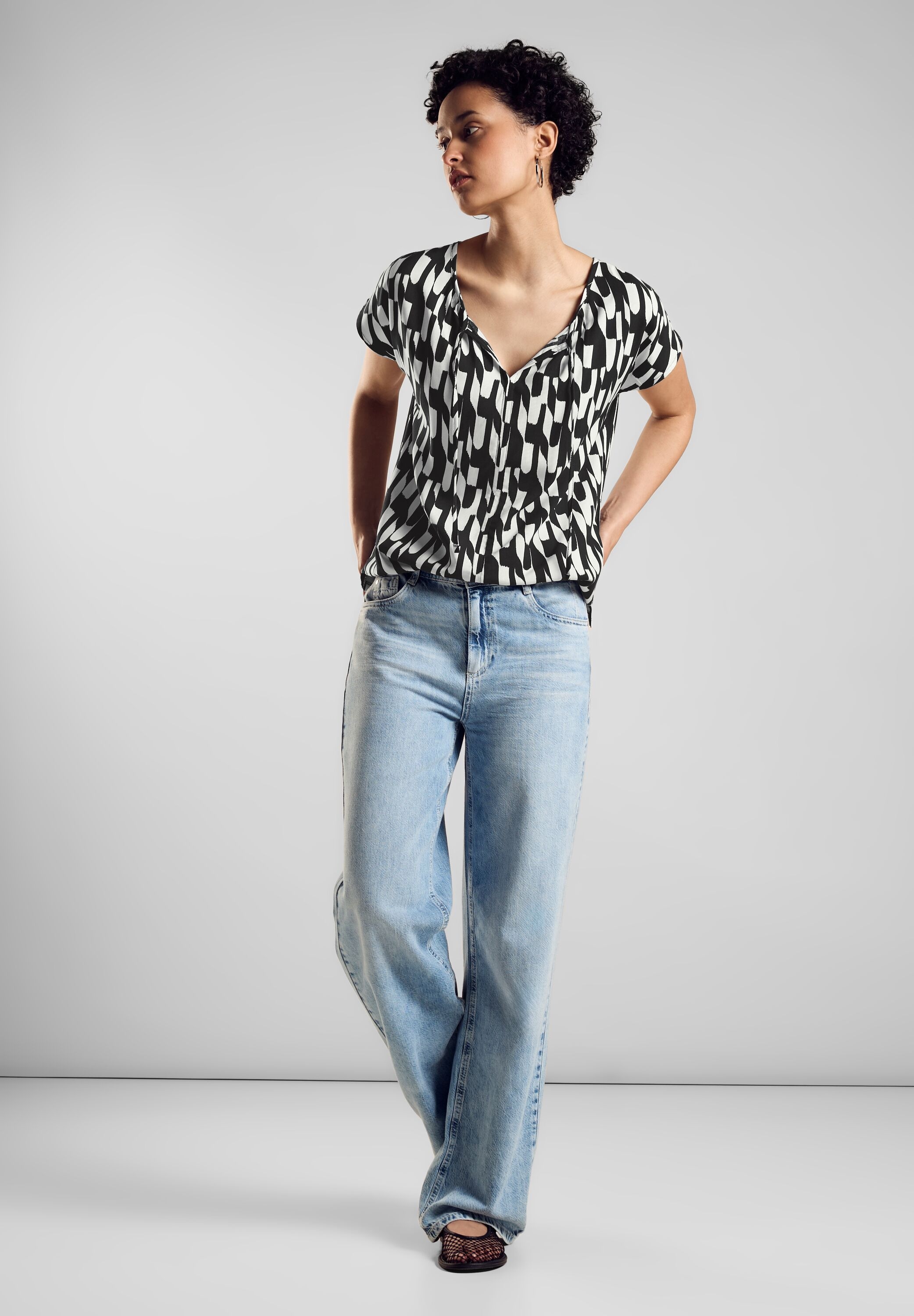 STREET ONE Shirttop, mit Allover-Print