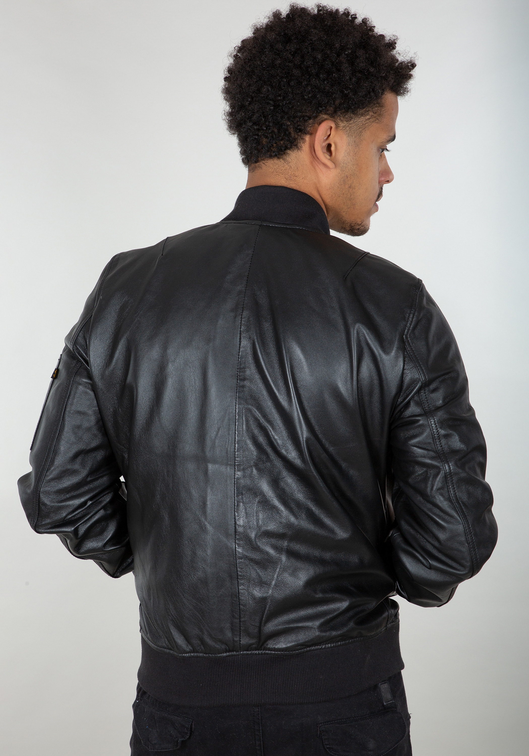 Alpha Industries Bomberjacke »Alpha Industries Men - Bomber Jackets MA-1 Leather LW II«