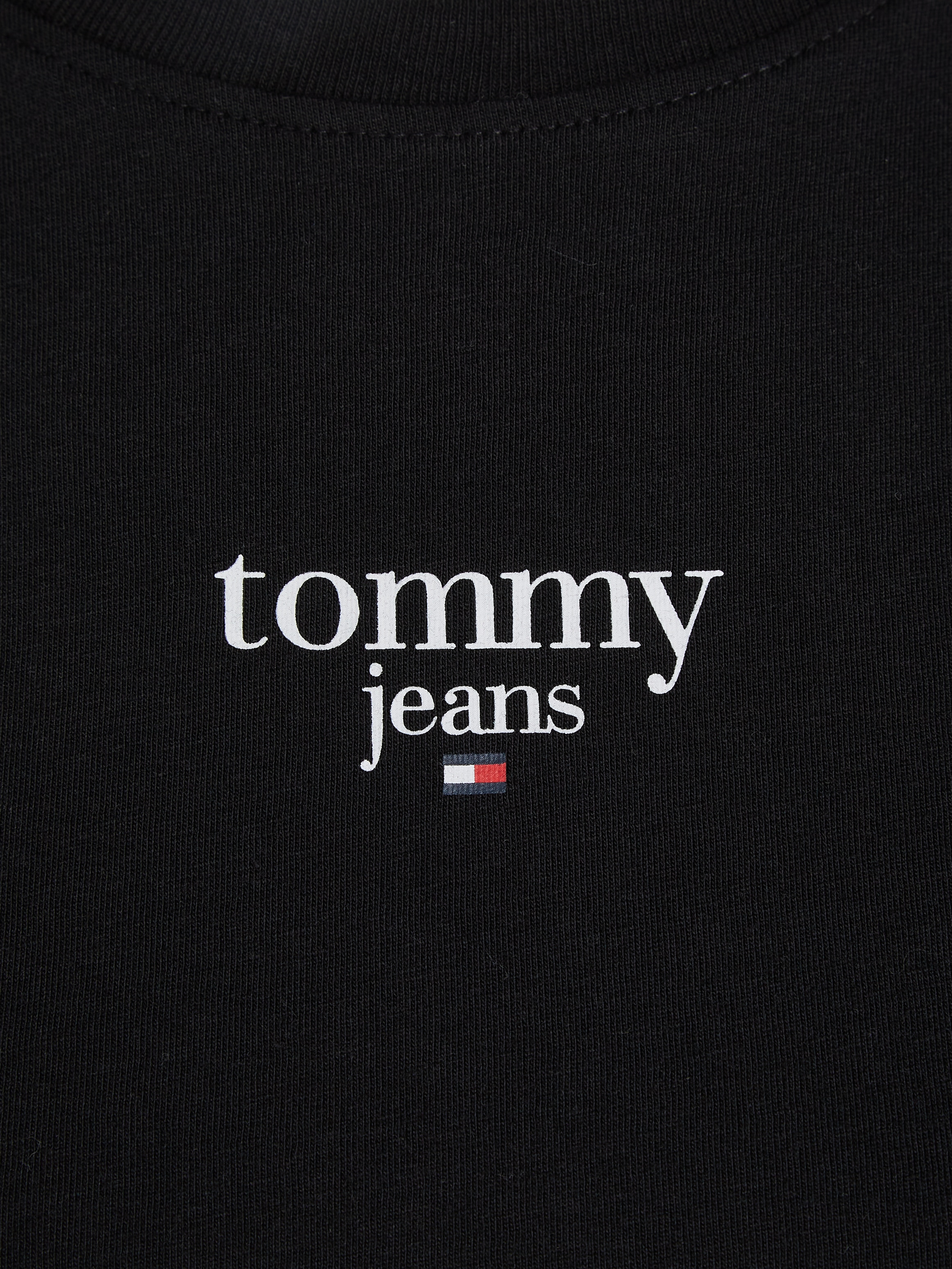 Tommy Jeans Rundhalsshirt »TJW SLIM ESSENTIAL LOGO 1 SS EXT«, mit Tommy Jeans Logoschriftzug, Rundhals