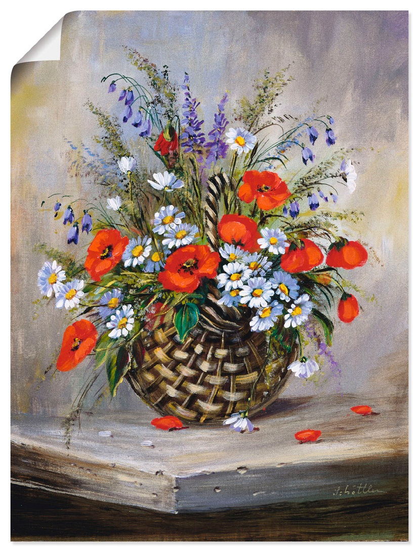 Artland Wandbild »Pusteblume Tautropfen«, Blumen, (1 St.), als Alubild,  Leinwandbild, Wandaufkleber oder Poster in versch. Größen bei OTTO