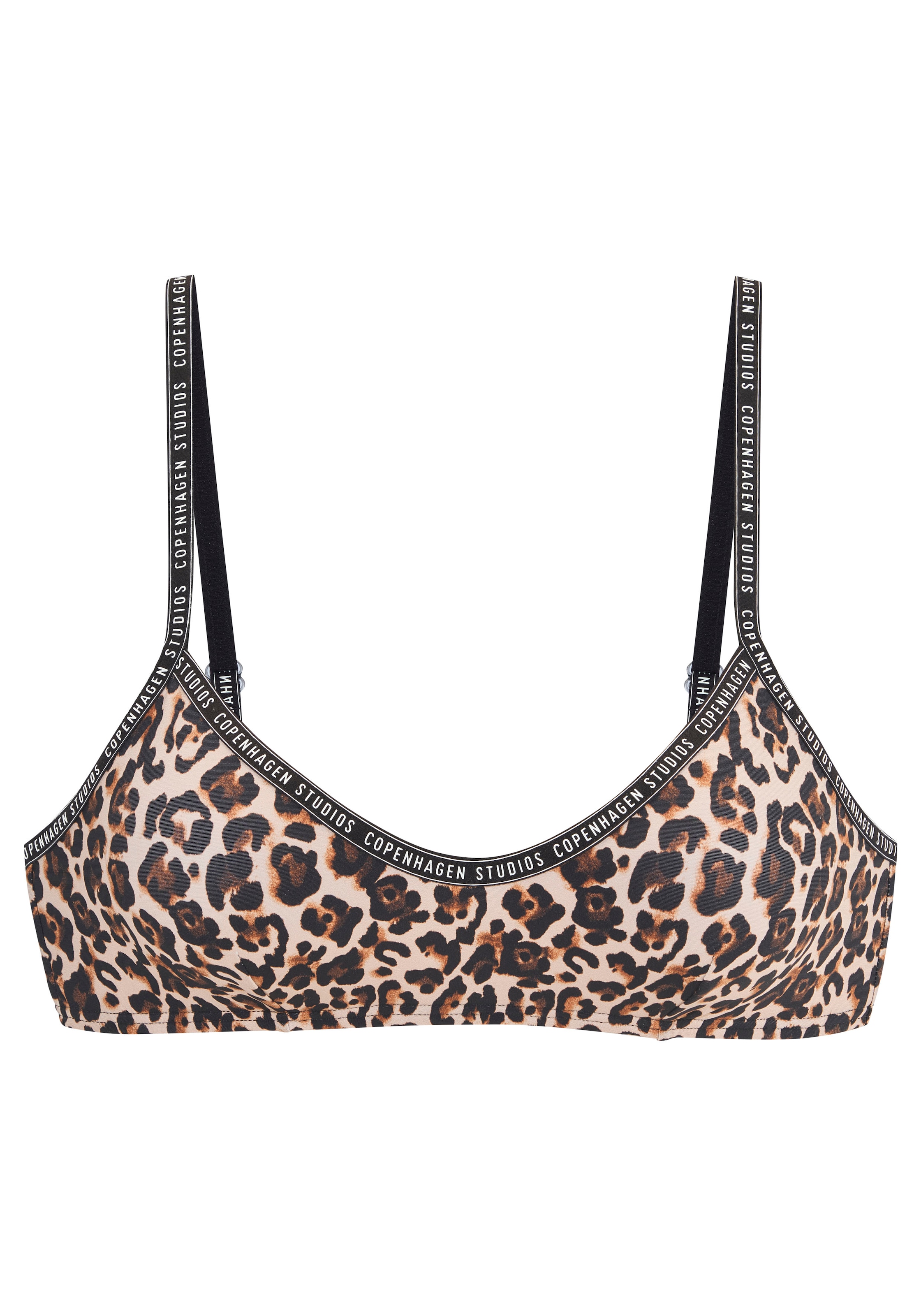 Copenhagen Studios Bustier-Bikini-Top »Leody«, Mit trendigem Animalprint