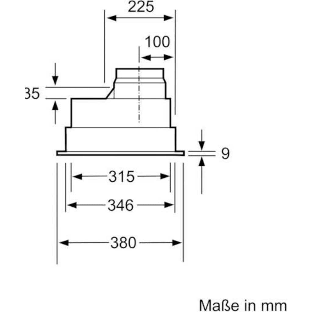 BOSCH Deckenhaube »DHL755BL«, Serie 4