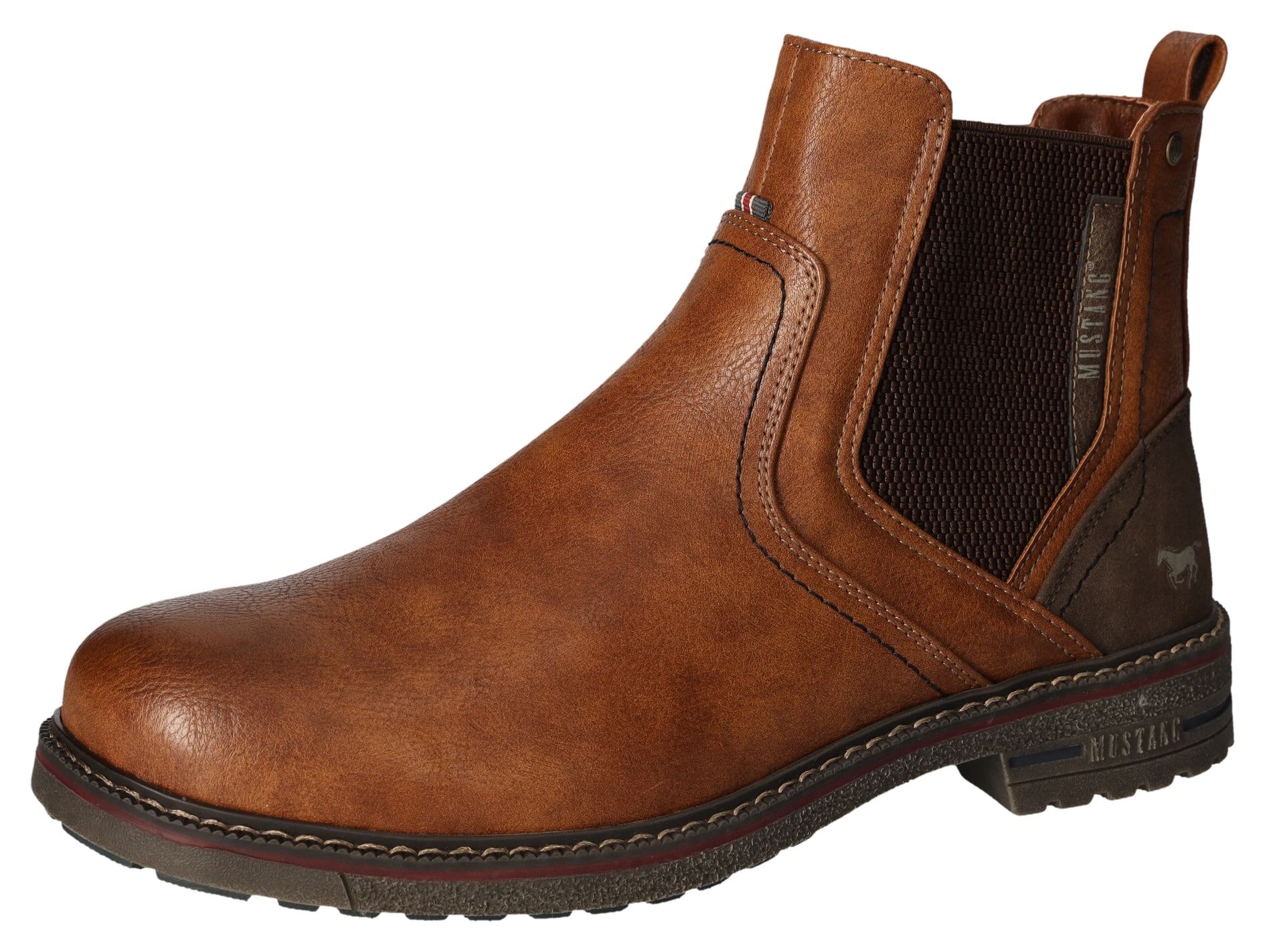 Mustang Shoes Chelseaboots, Stiefelette, Business Schuh im klassischen Design, Weite G