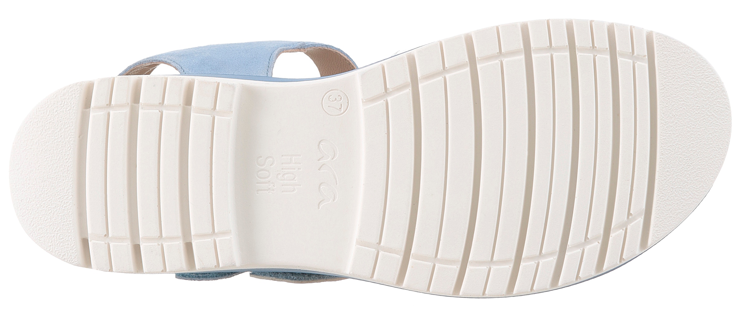 Ara Plateausandaletten »MALAGA«, Plateausandale, Klettschuh in bequemer Schuhweite G (= weit)
