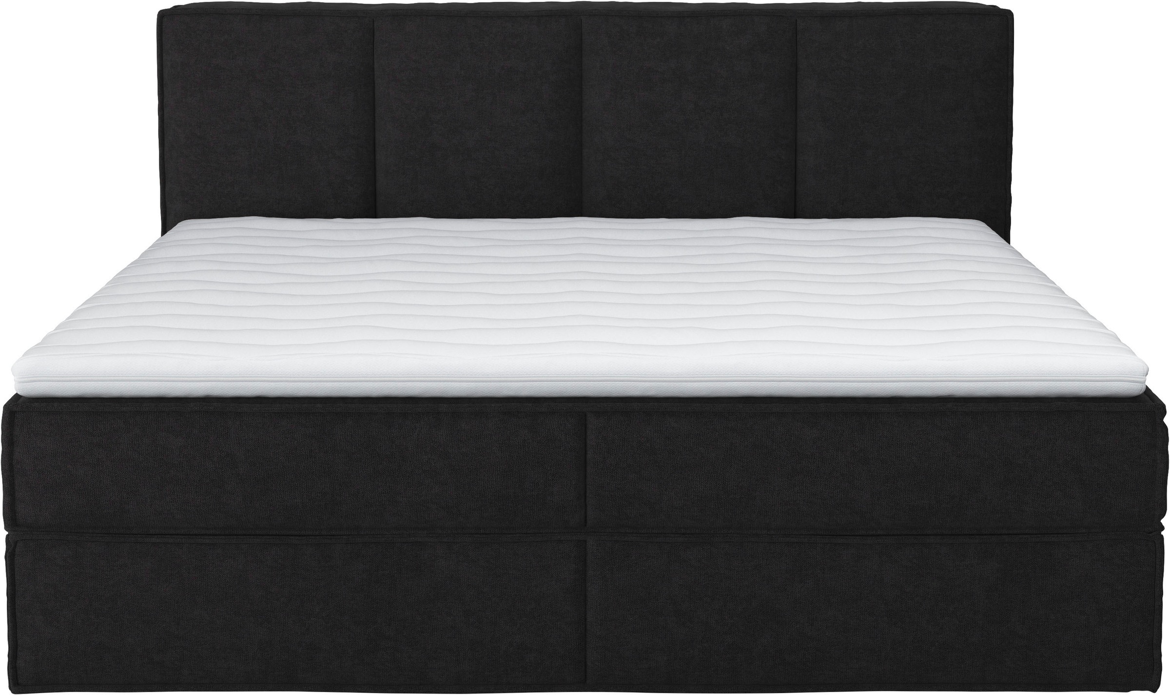 Home affaire Boxspringbett »Milano«, Boxbett inkl. Topper, 2 Matratzen, Härtegrade H2, H3 und H4 wählbar