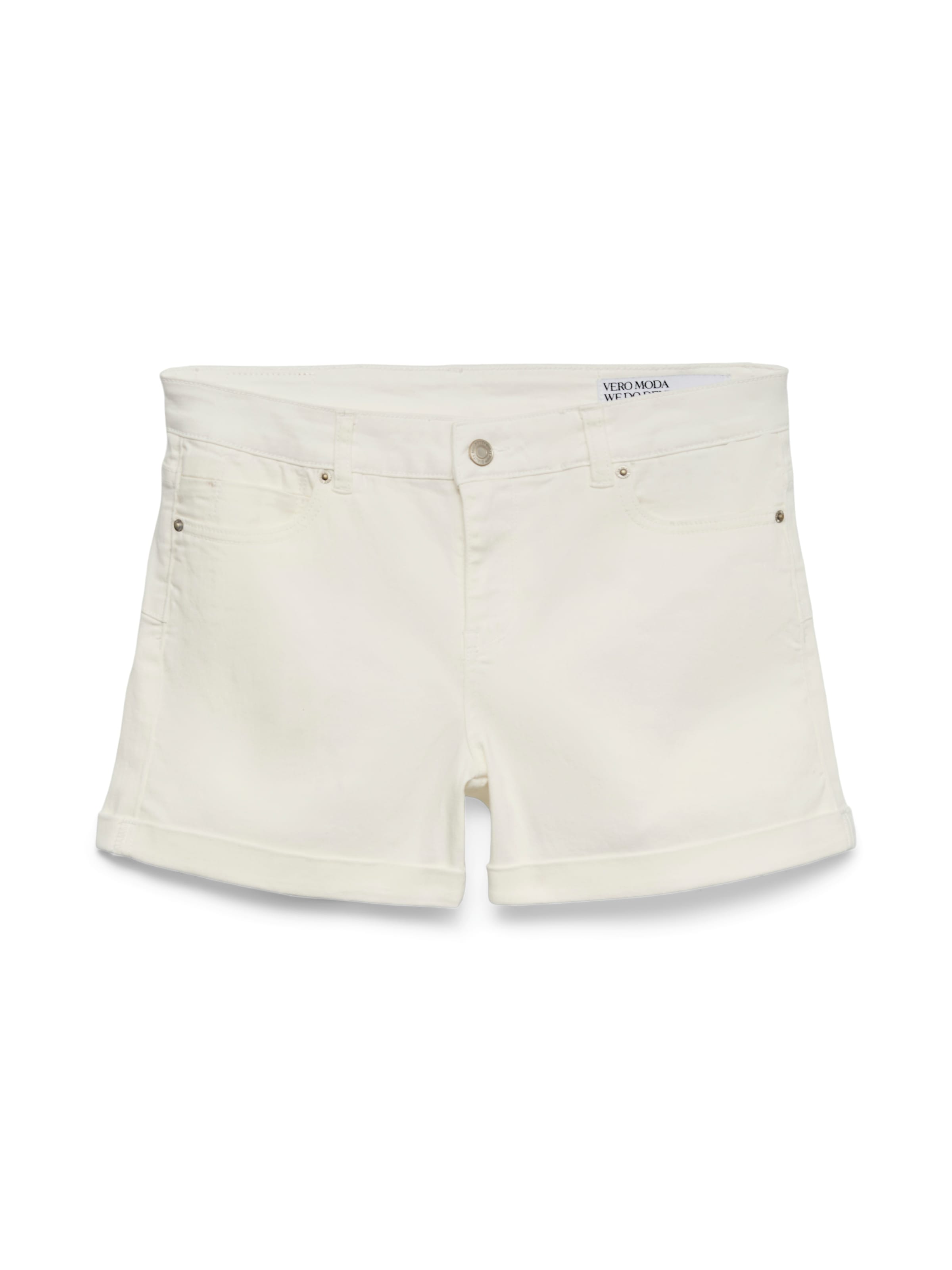Vero Moda Jeansshorts »VMLUNA MR FOLD SHORTS MIX GA NOOS« mit Umschlagsaum