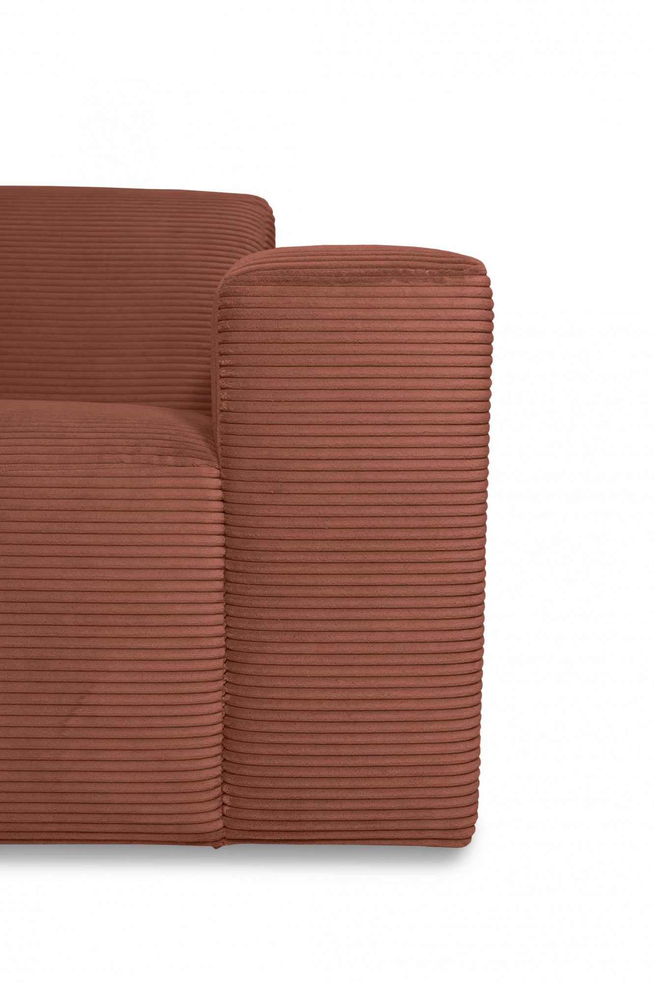 INOSIGN Ecksofa »Koa,228cm, L-Form, Modulsofa, Webstoff, Cord, Struktur«, Designsofa, weicher Lounge-Sitzkomfort, Welleunterfederung, bodentief