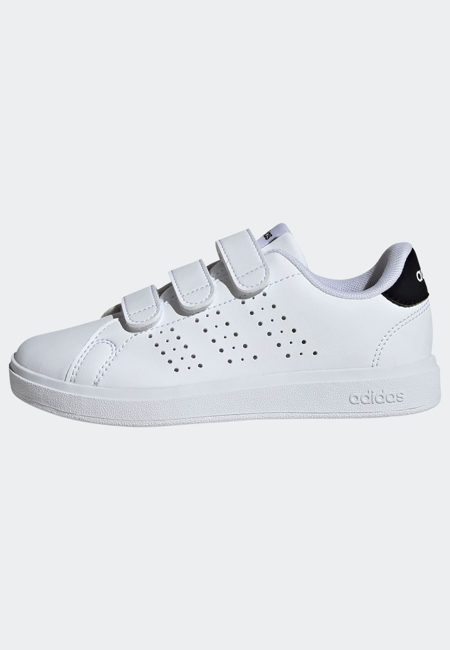 adidas Sportswear Klettschuh »ADVANTAGE BASE 2.0 KIDS«, Design auf den Spuren des adidas Stan Smith