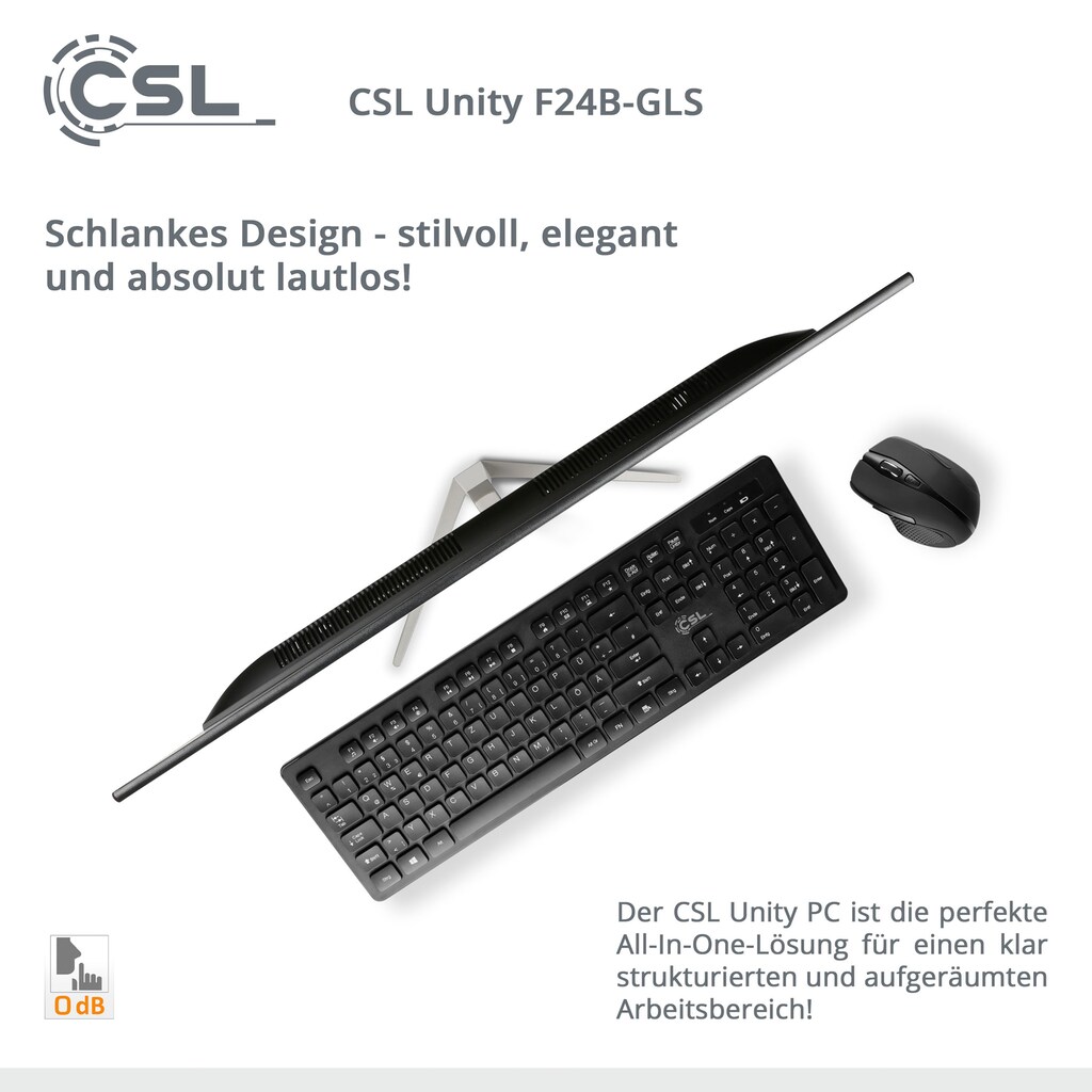 CSL All-in-One PC »Unity F24W-GLS Win 11«